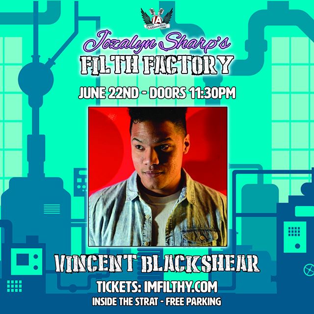 MEET THIS MONTH'S LINEUP!
___________
Up and coming comedian Vincent Blackshear is quickly becoming a favorite in the Las Vegas comedy scene. He's a regular at the LA comedy club & uses his punchline heavy style to crack people up on a nightly bases.