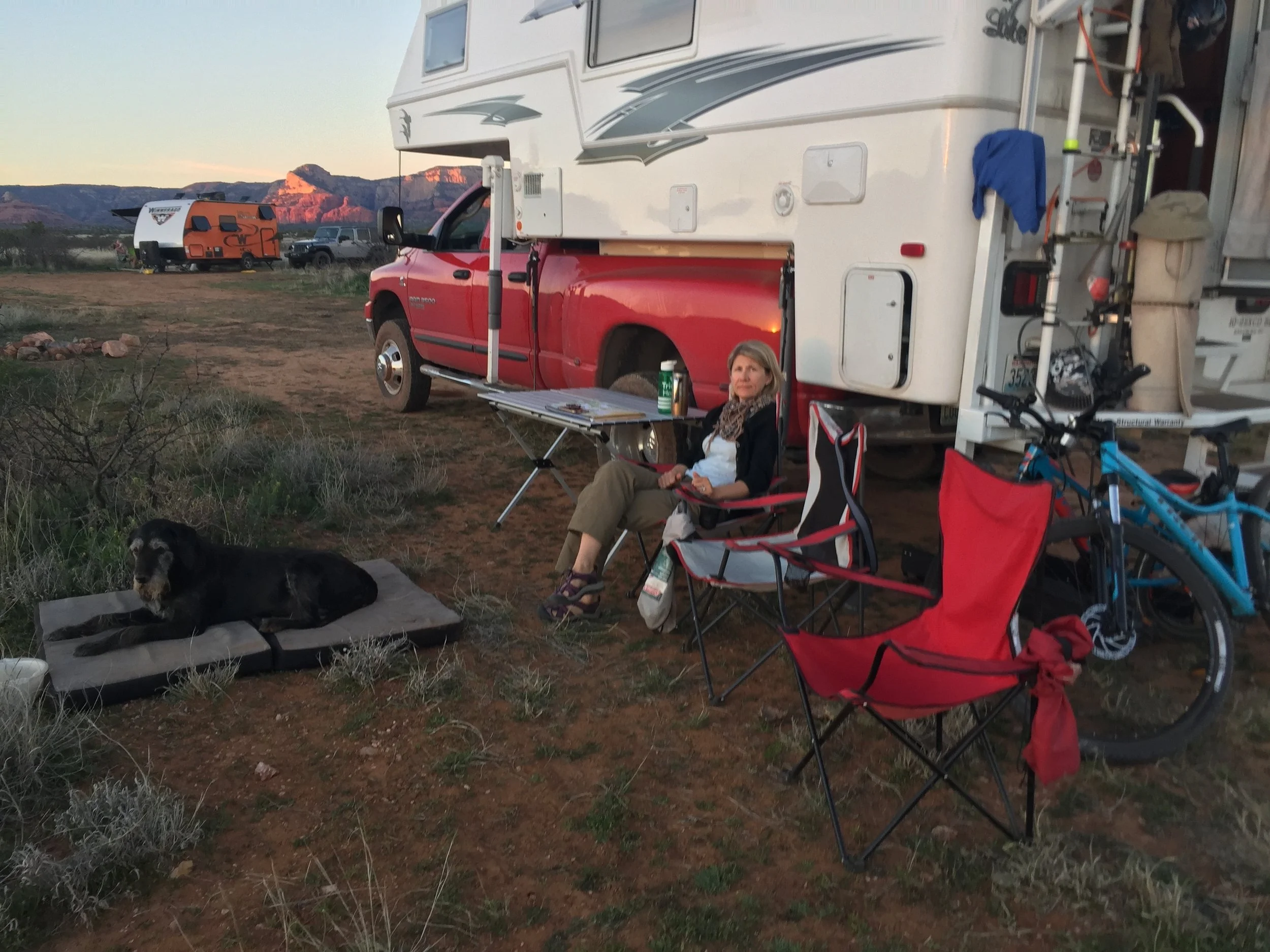 Spring Break in AZ = Busy campgrounds