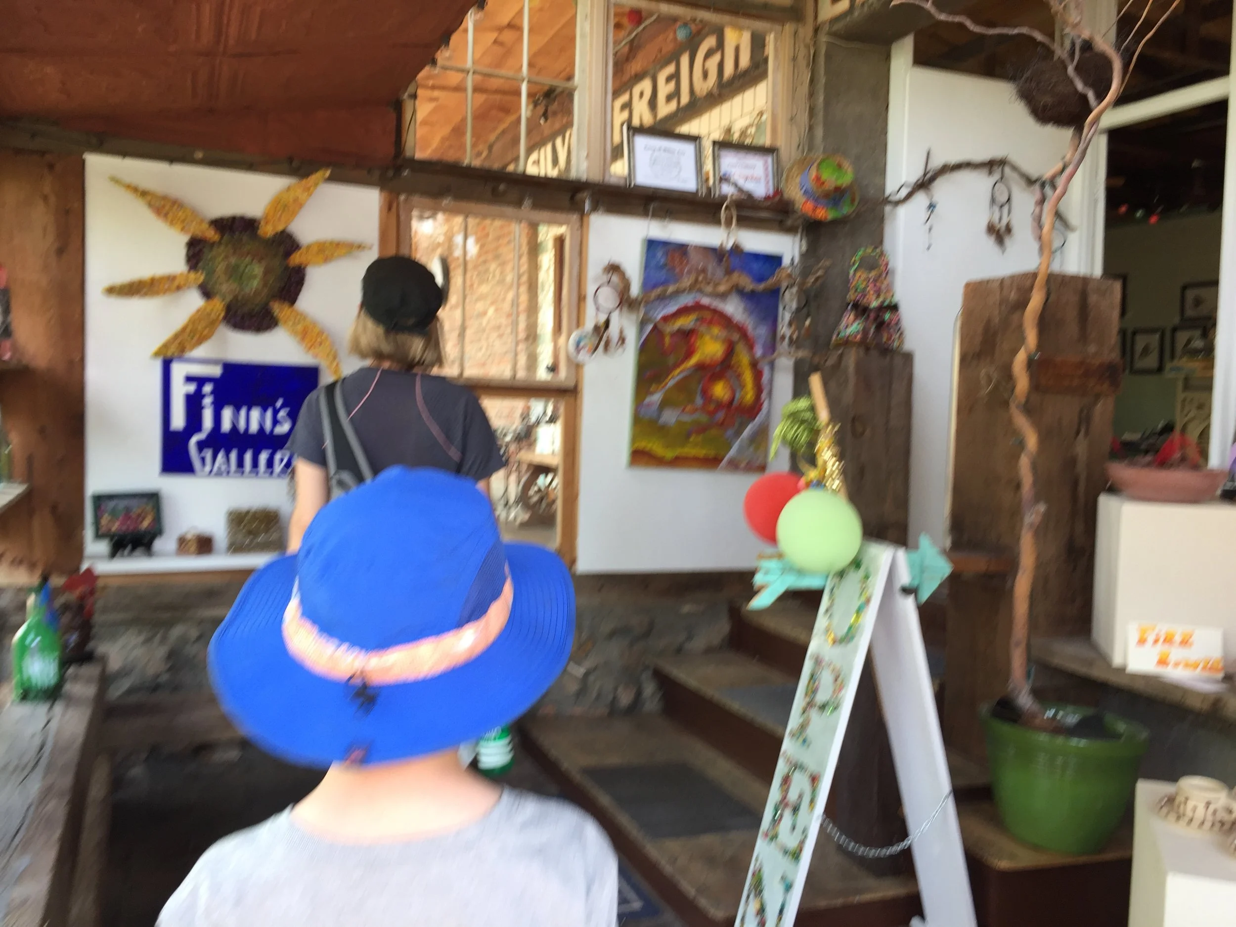 One of the many art galleries in Silver City