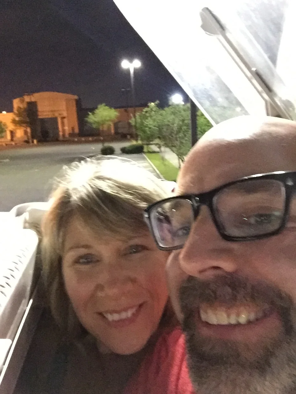Stealth Camping in Parking lot.