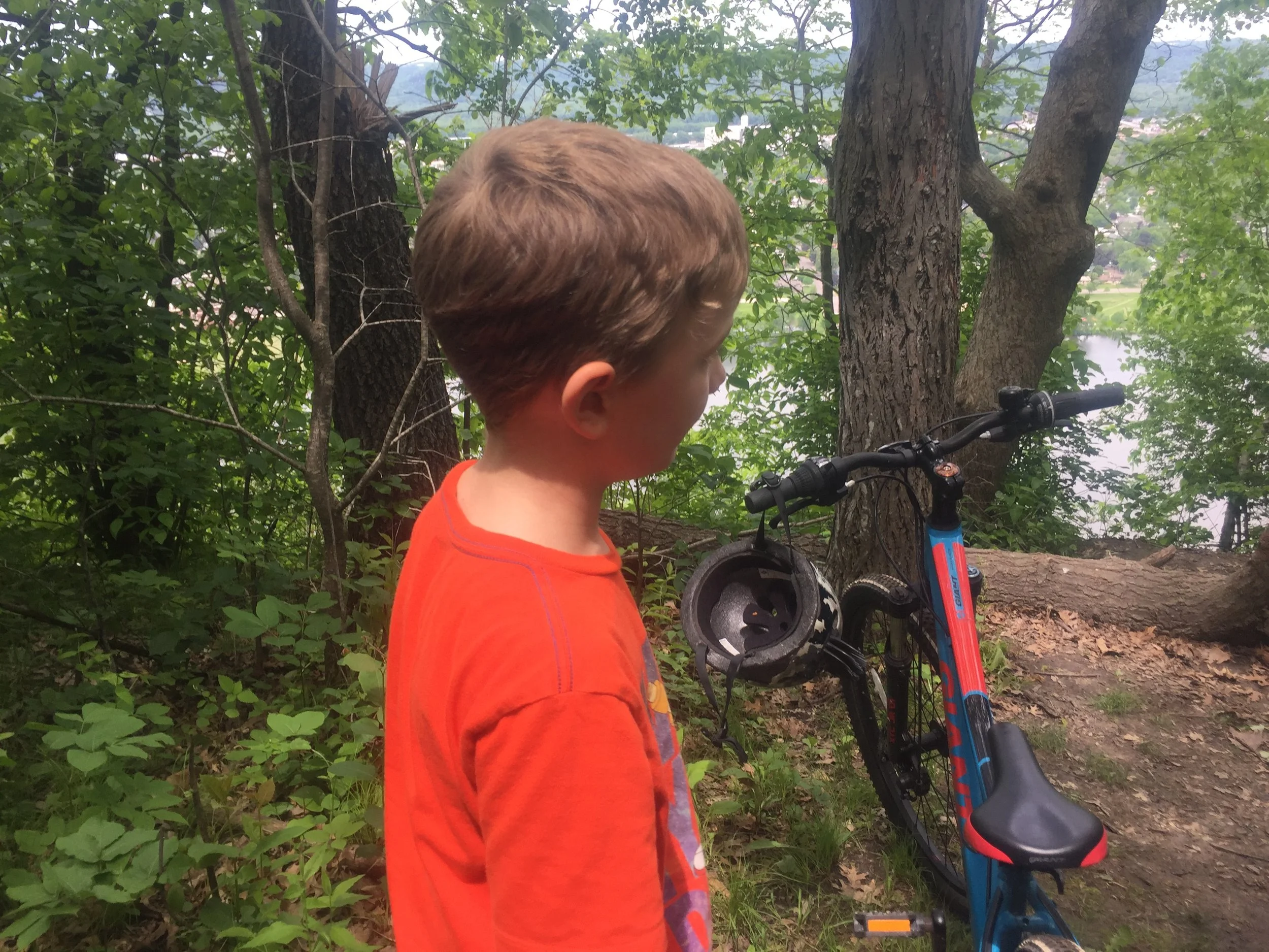 Mountain Biking on Sugar Loaf, Winona, MN