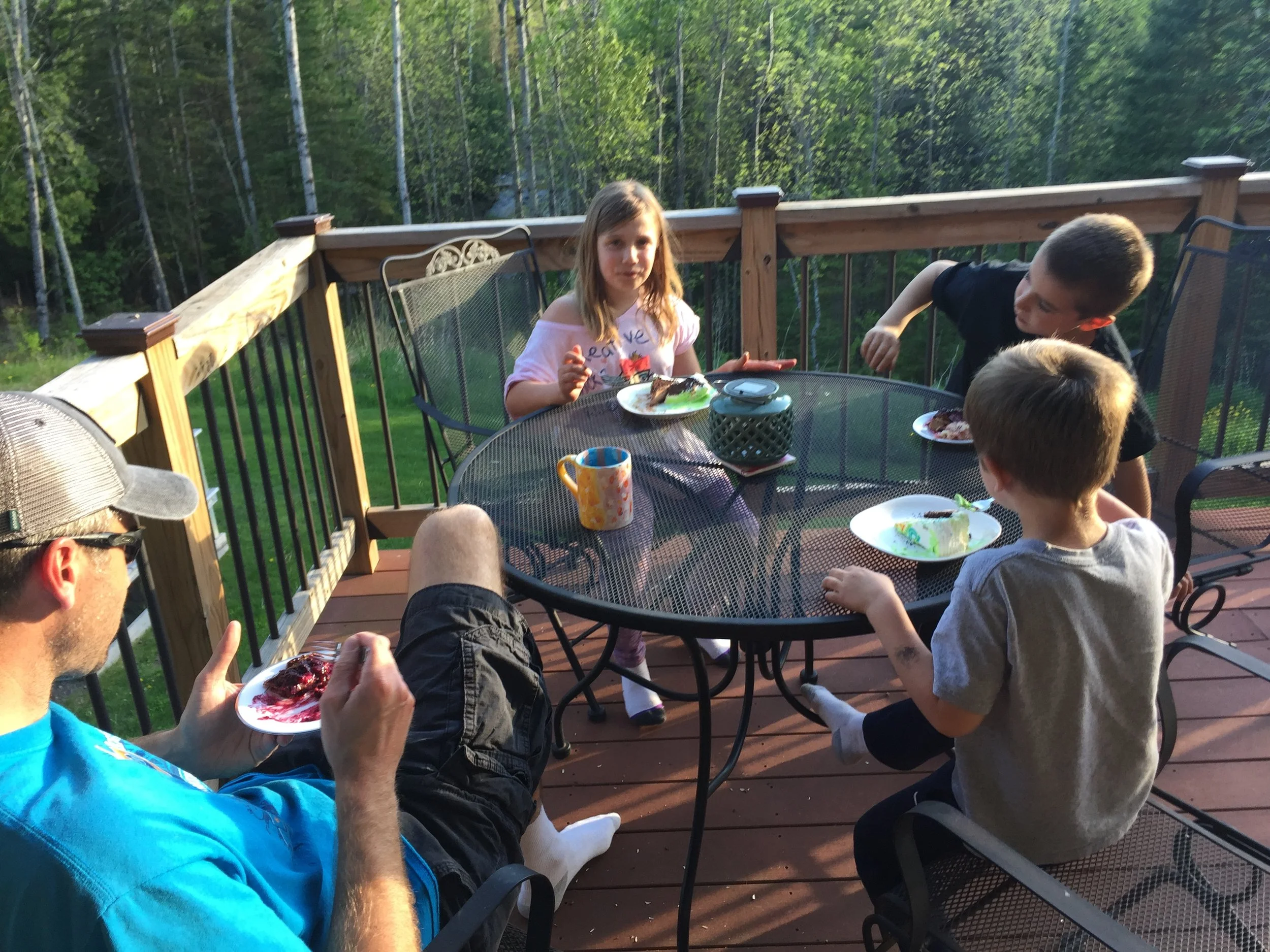 Having fun with the cousins