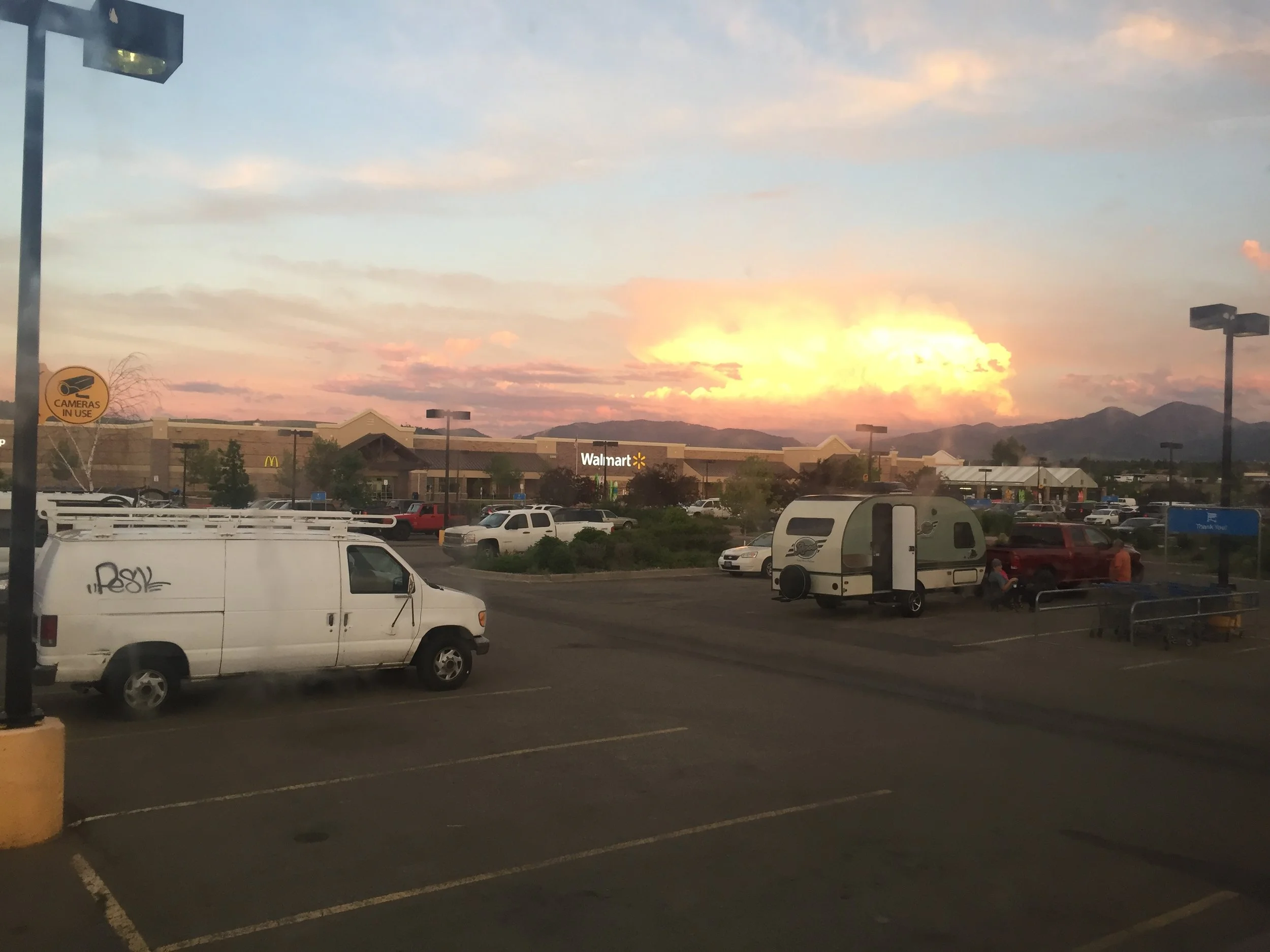 Beautiful downtown Walmart.