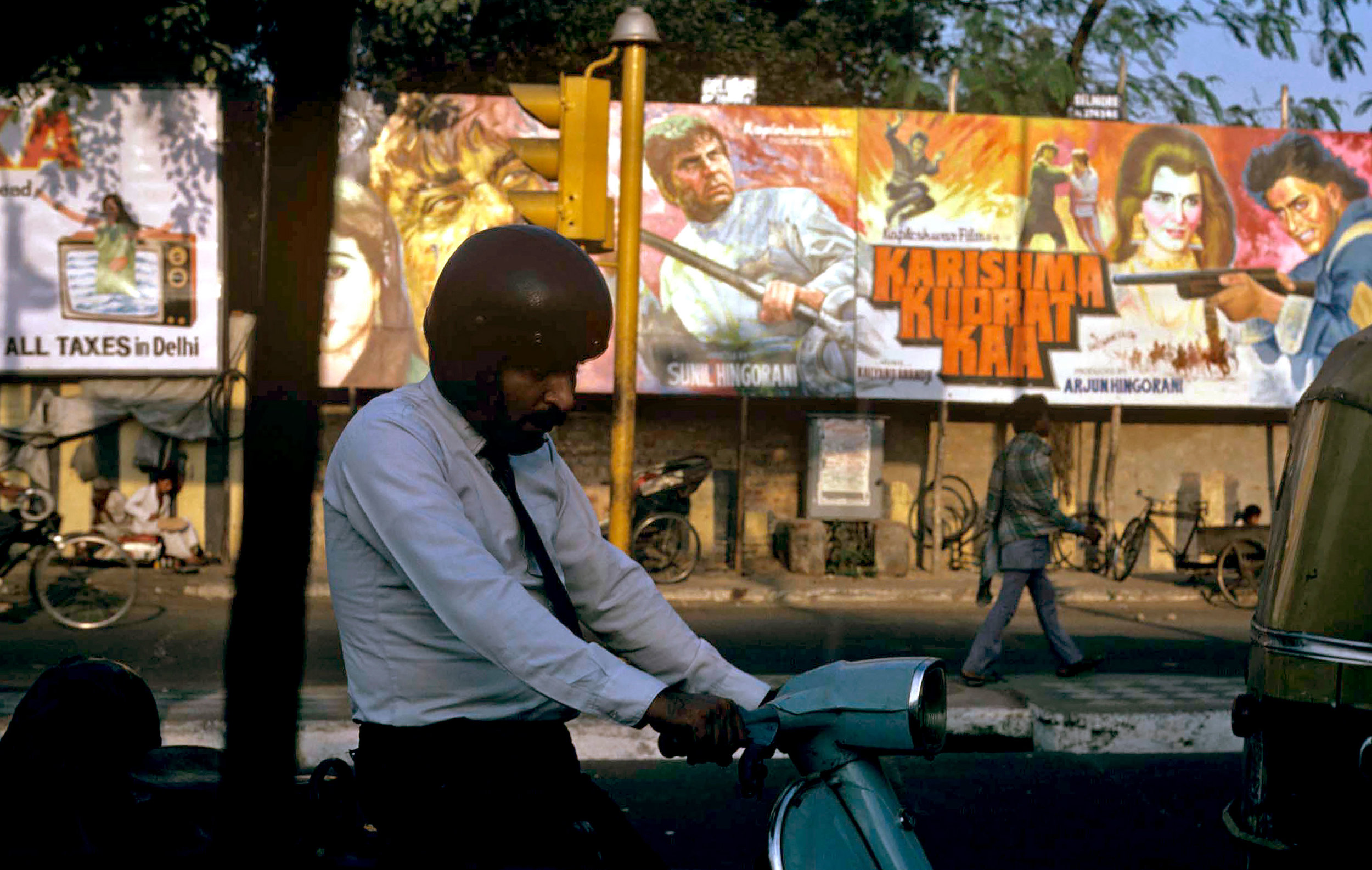 Man on Scooter / New Delhi, India