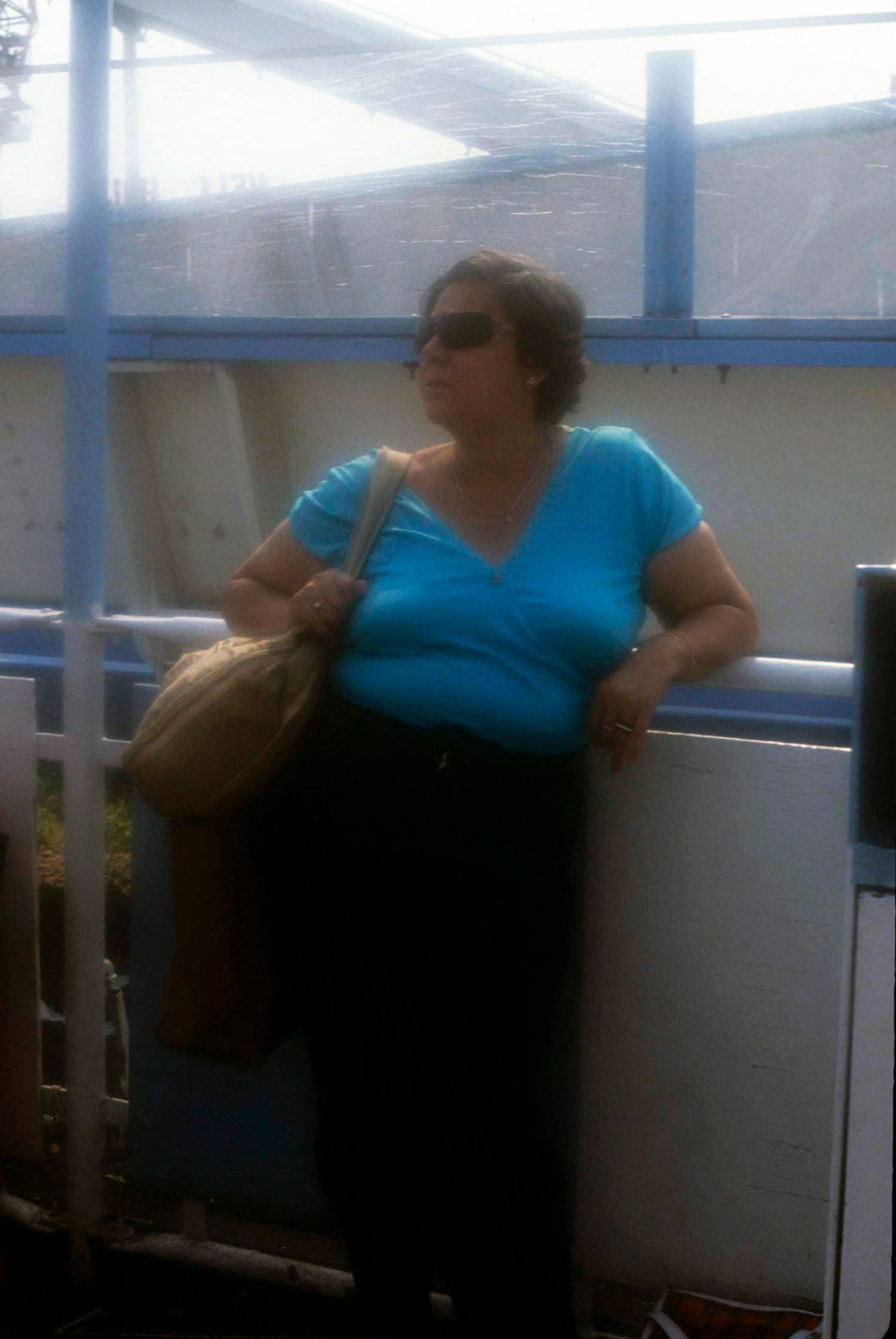 Woman with Blue Shirt / Coney Island, NYC