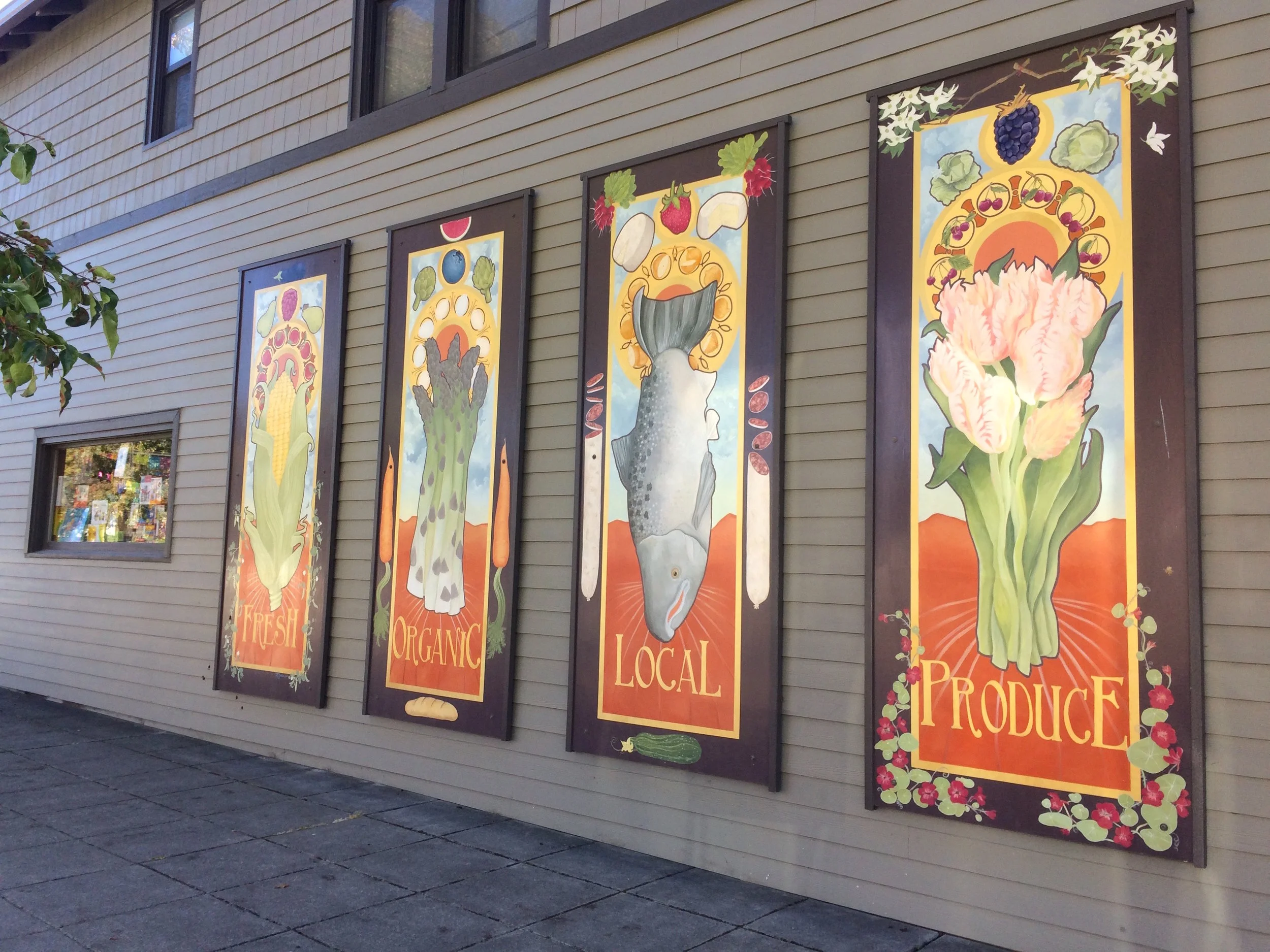 Proctor Farmers Market 2010 Mural by Rachael Dotson 