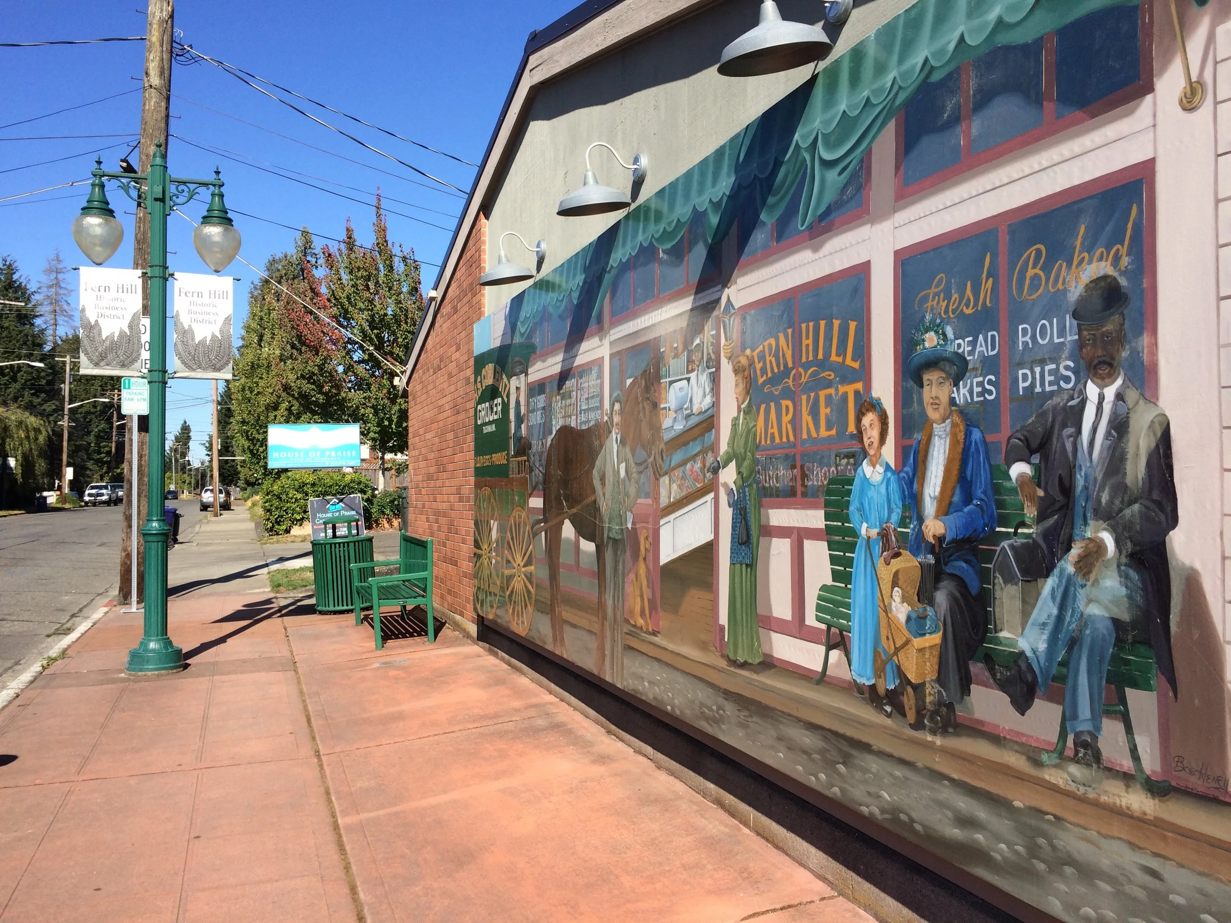 Fern Hill District Mural on Park Ave.