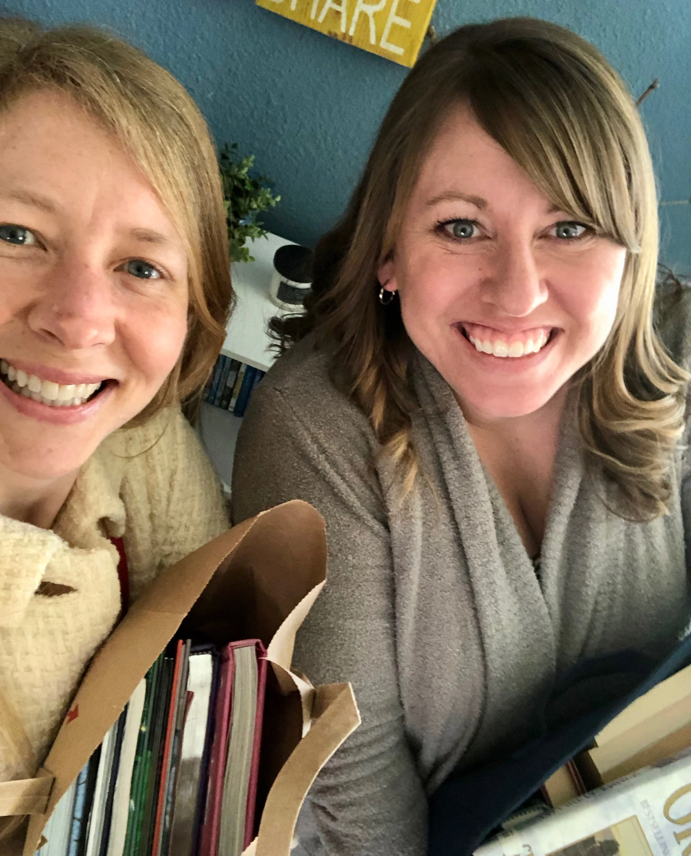 Book drive pick-up! If you need us to drop by for your books, just let us know.