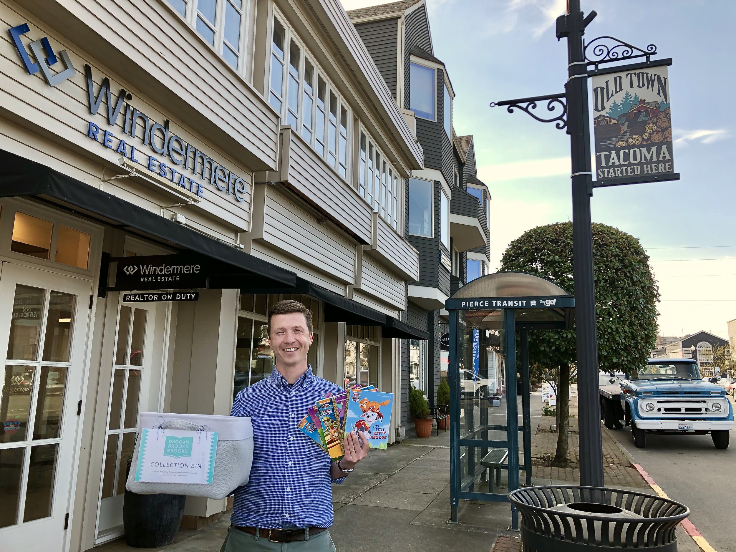 Bring your books down to the Windermere Abode office in beautiful Old Town and say “hi” to Michael!