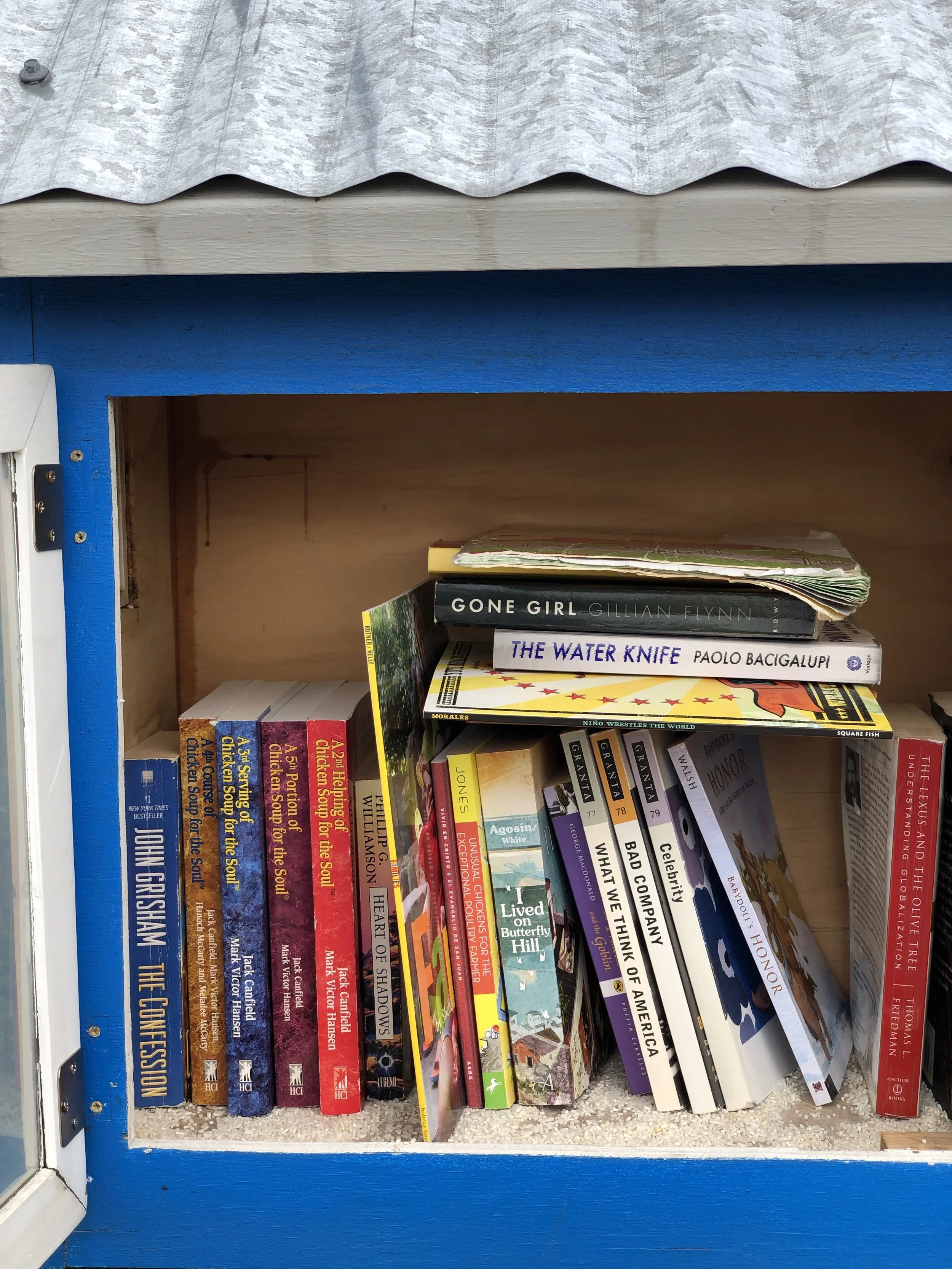 Help us stock the Emergency Food Network Branch with all kinds of good books! Read about our book drive below.