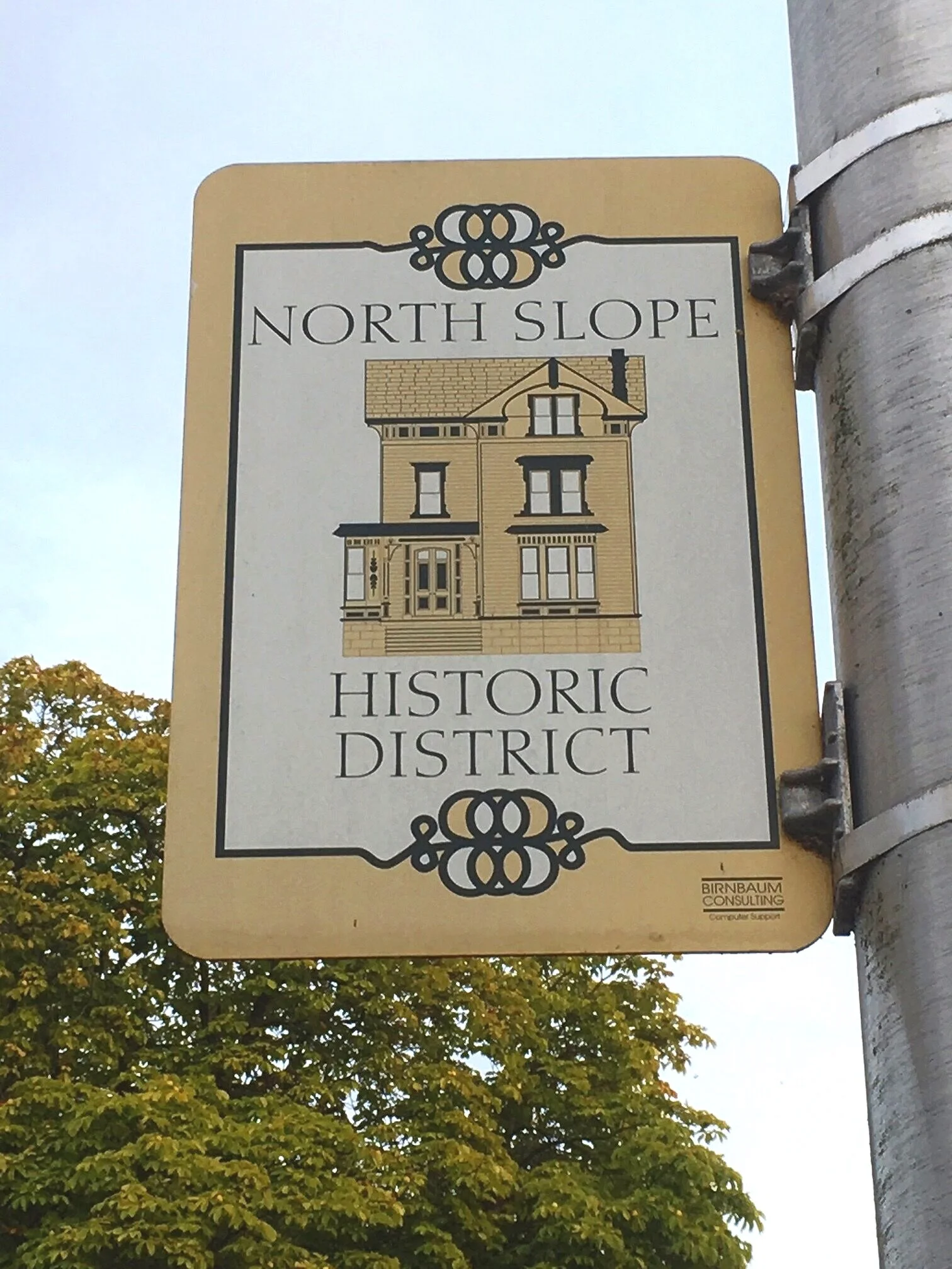 The North Slope Historic District is a wedge shaped neighborhood bordered by Stadium, Old Town, 6th Ave, and the 3 Bridges District. Walk any direction and you land in a good place!