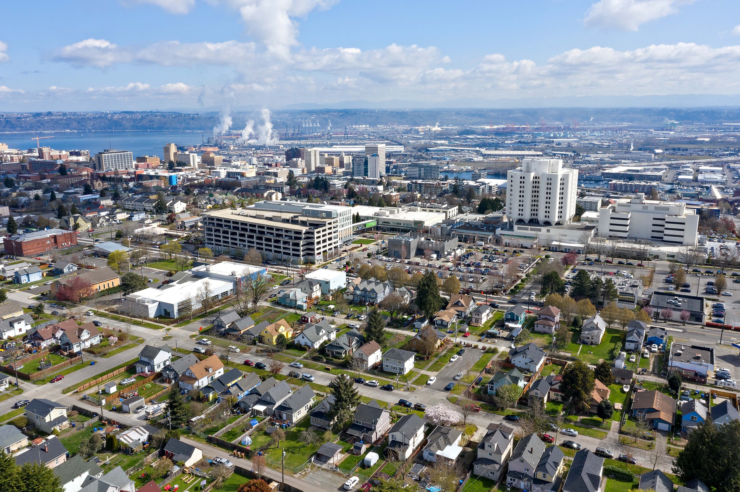 Over Hilltop Toward the Port with St. Joe's