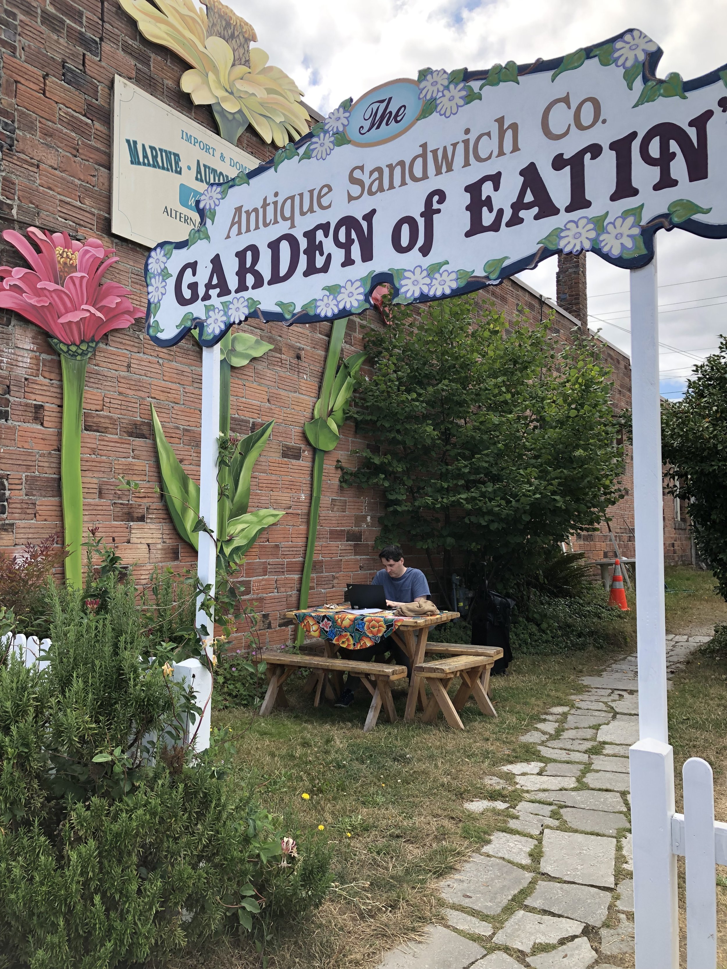 The Antique Sandwich Co's "Garden of Eatin'"