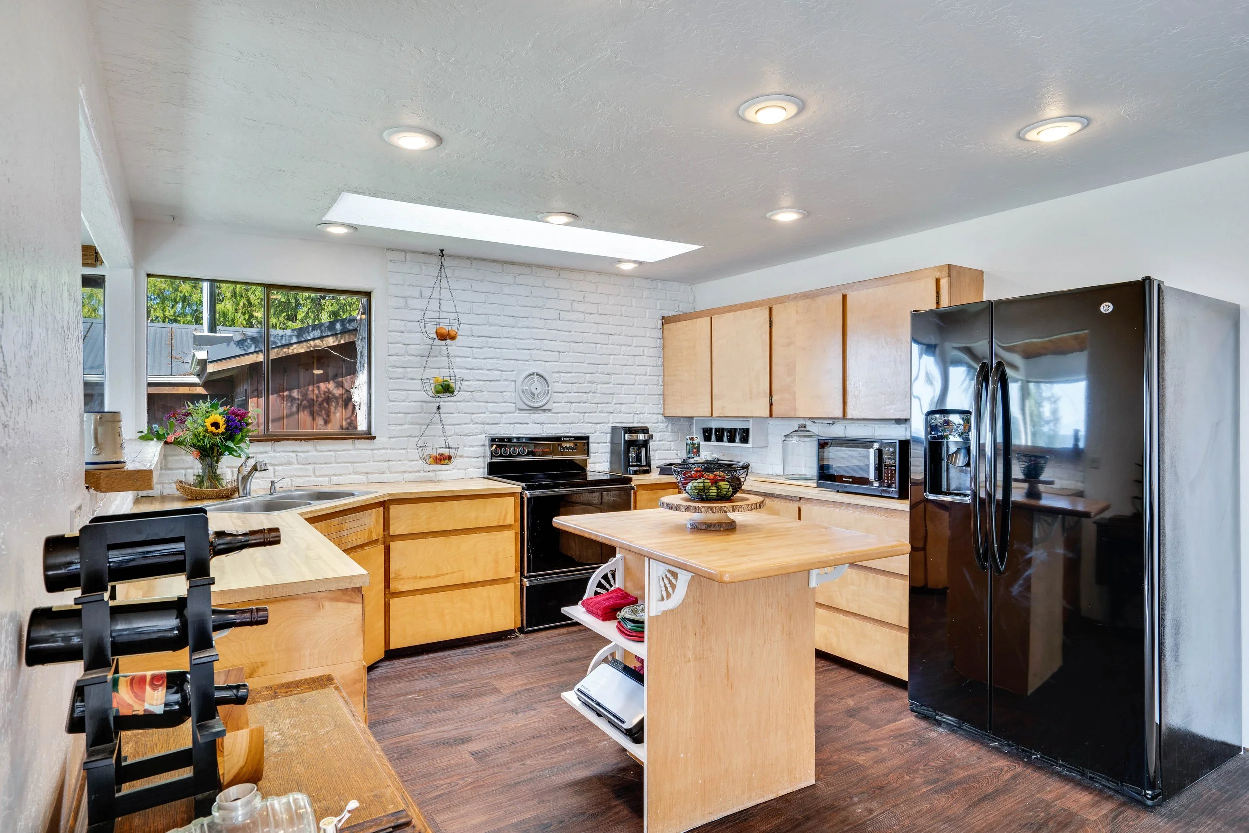 Kitchen with Skylight Herron Island.jpg