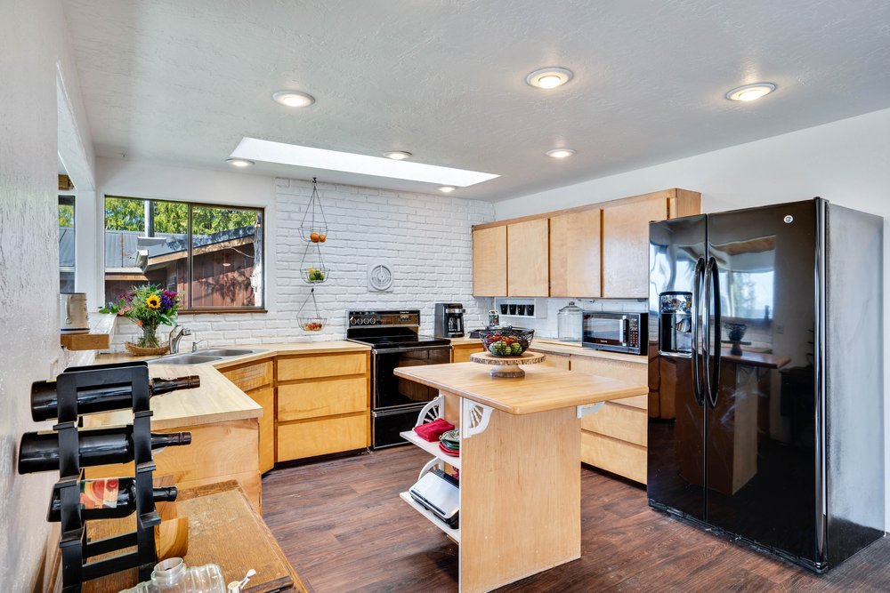 Kitchen with Skylight Herron Island.jpg