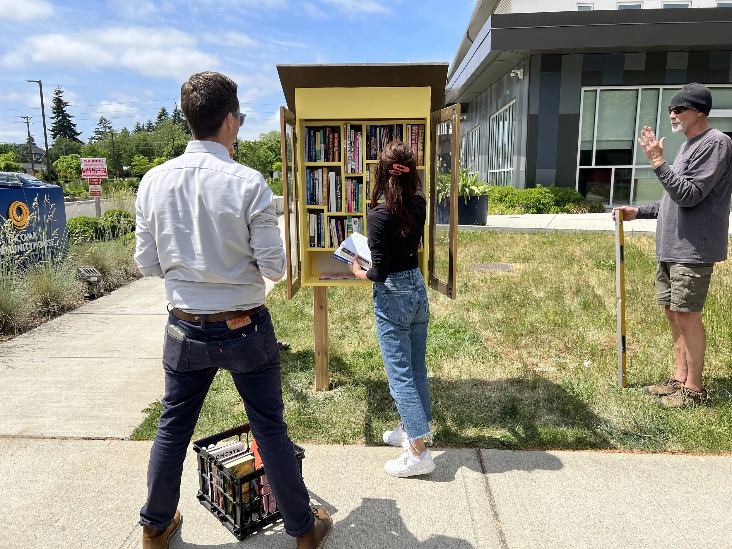 Meet the Tacoma Community House New Little Free Library!