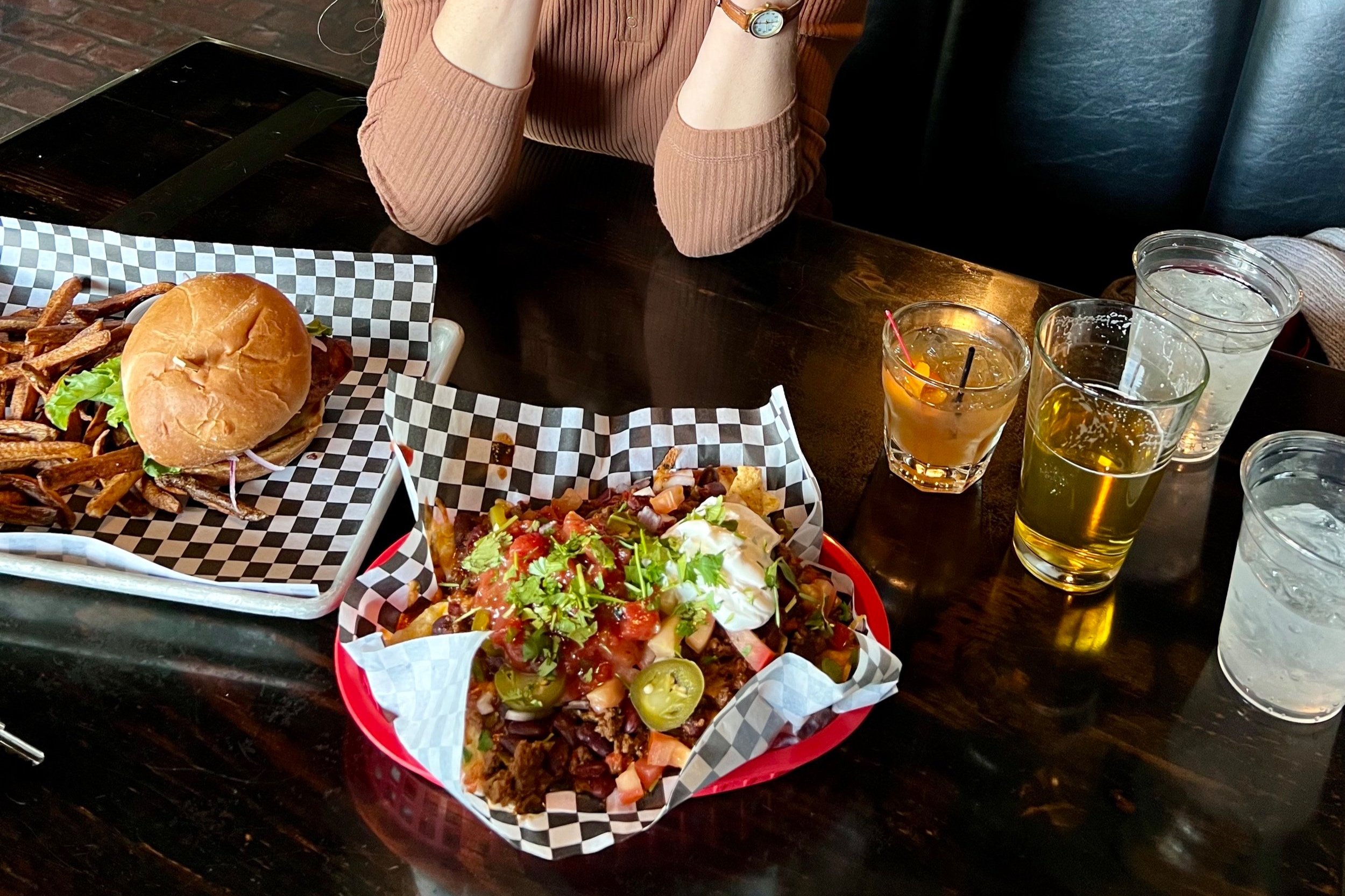 Chili-topped Nachos at Coles Bar &amp; Grill