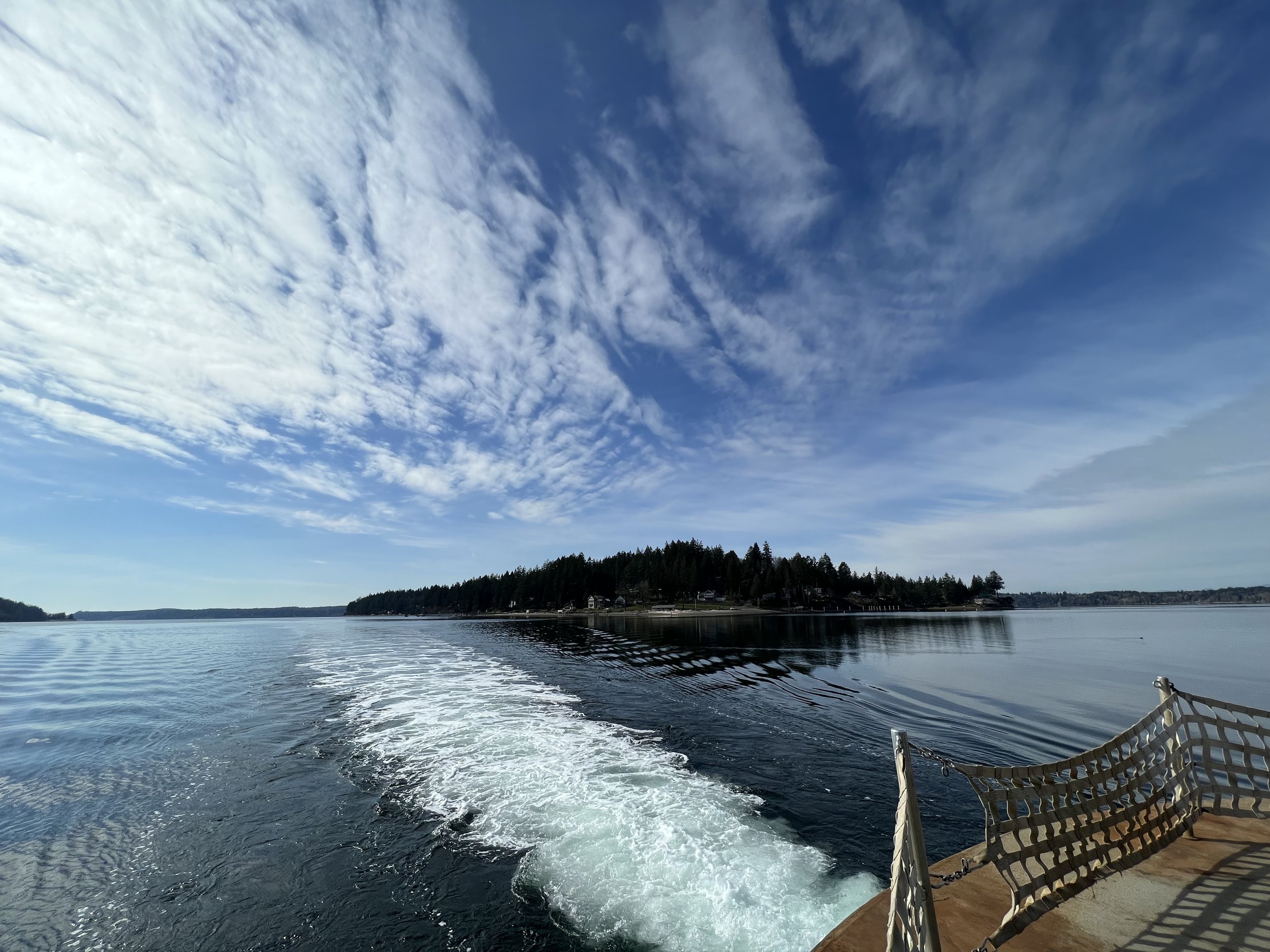 Herron Island from the Charlie Wells ferry