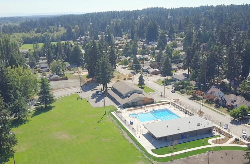 Fircrest Park with the Pool &amp; Community Center