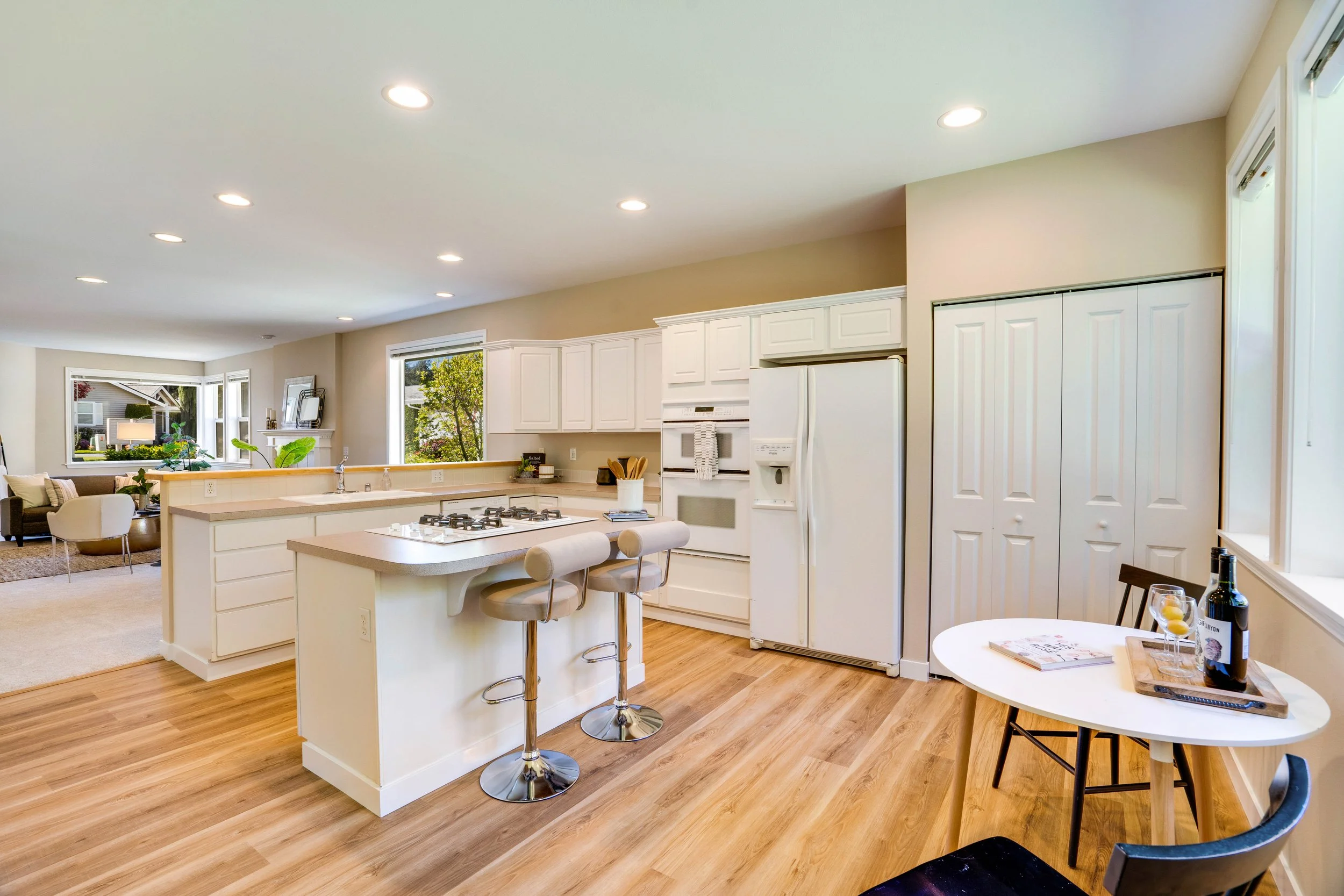Pantry Shelves & Breakfast Area, University Place Condo.jpg
