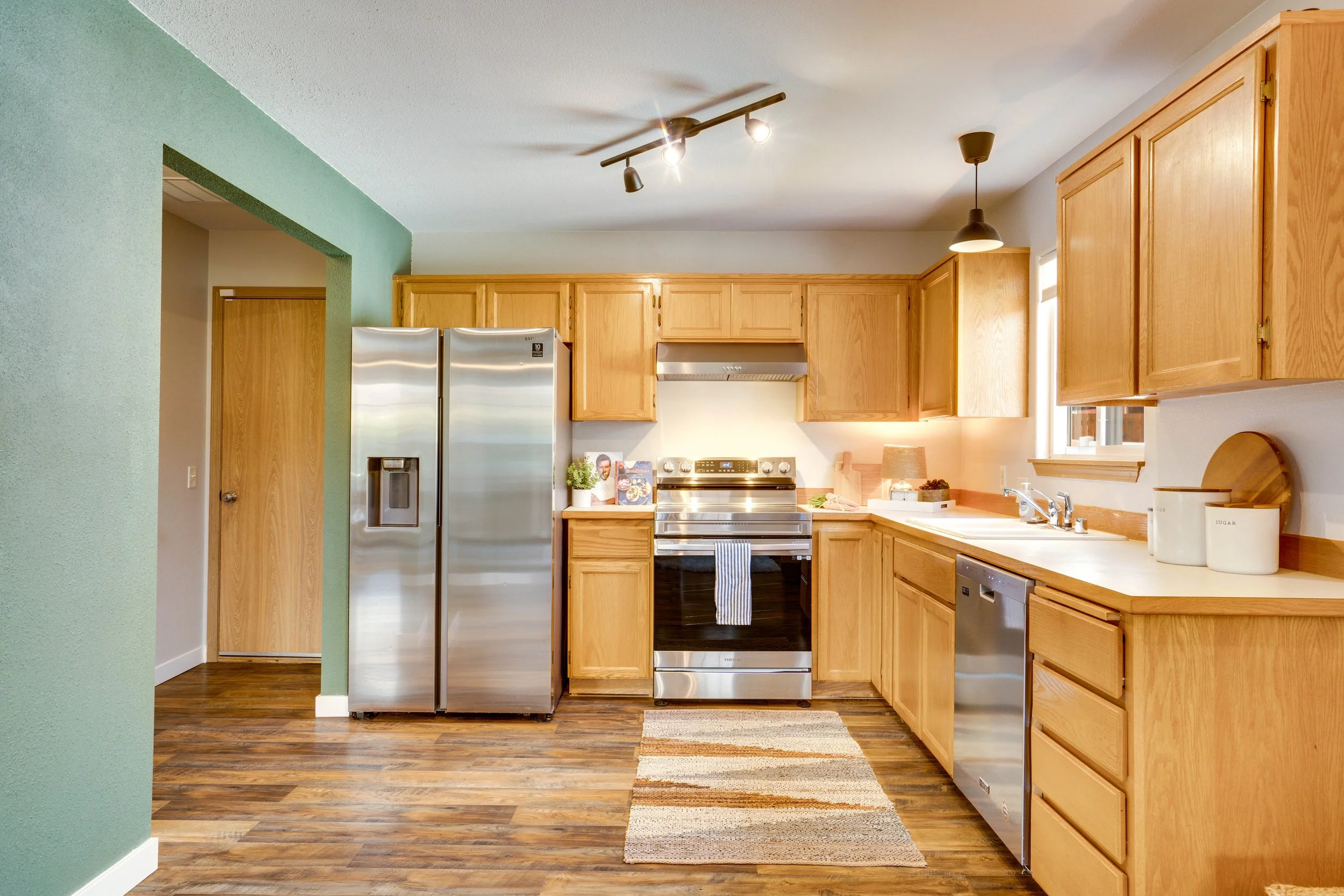 Kitchen and Door to Garage East Tacoma Home.jpg