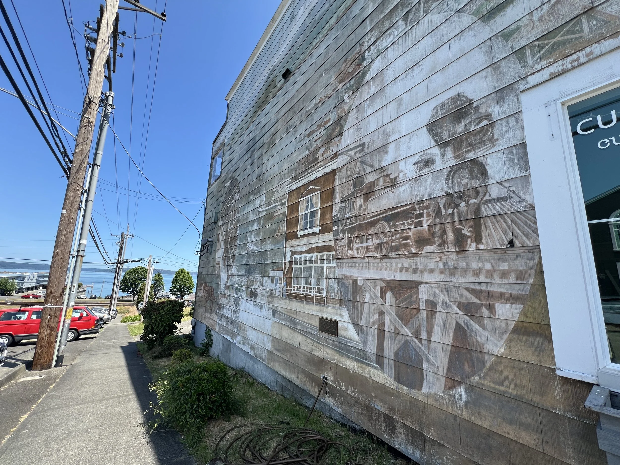 Old Town Tacoma mural - dedicated 1999