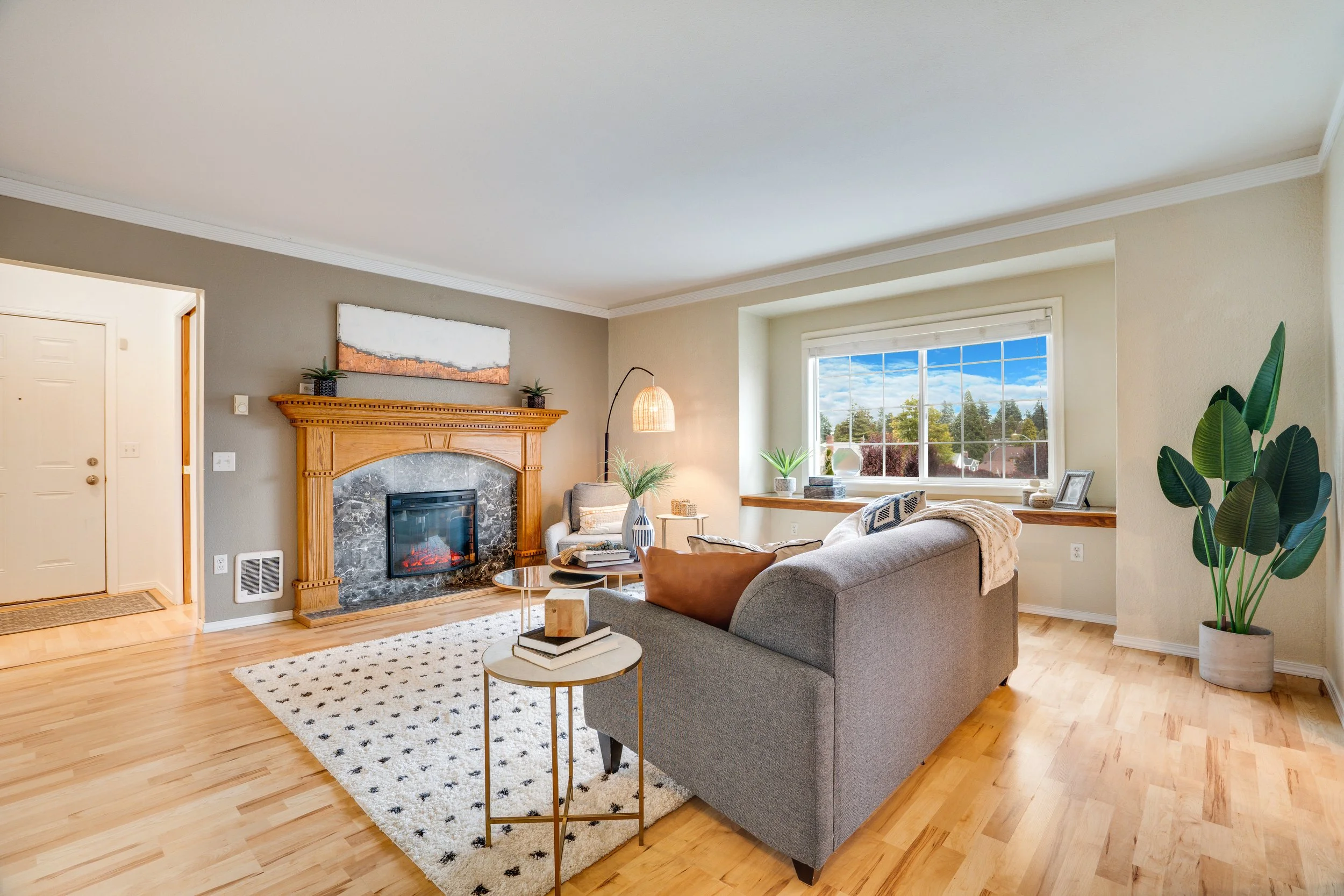 Living Room with Fireplace South End Tacoma 2 Bedroom.jpg