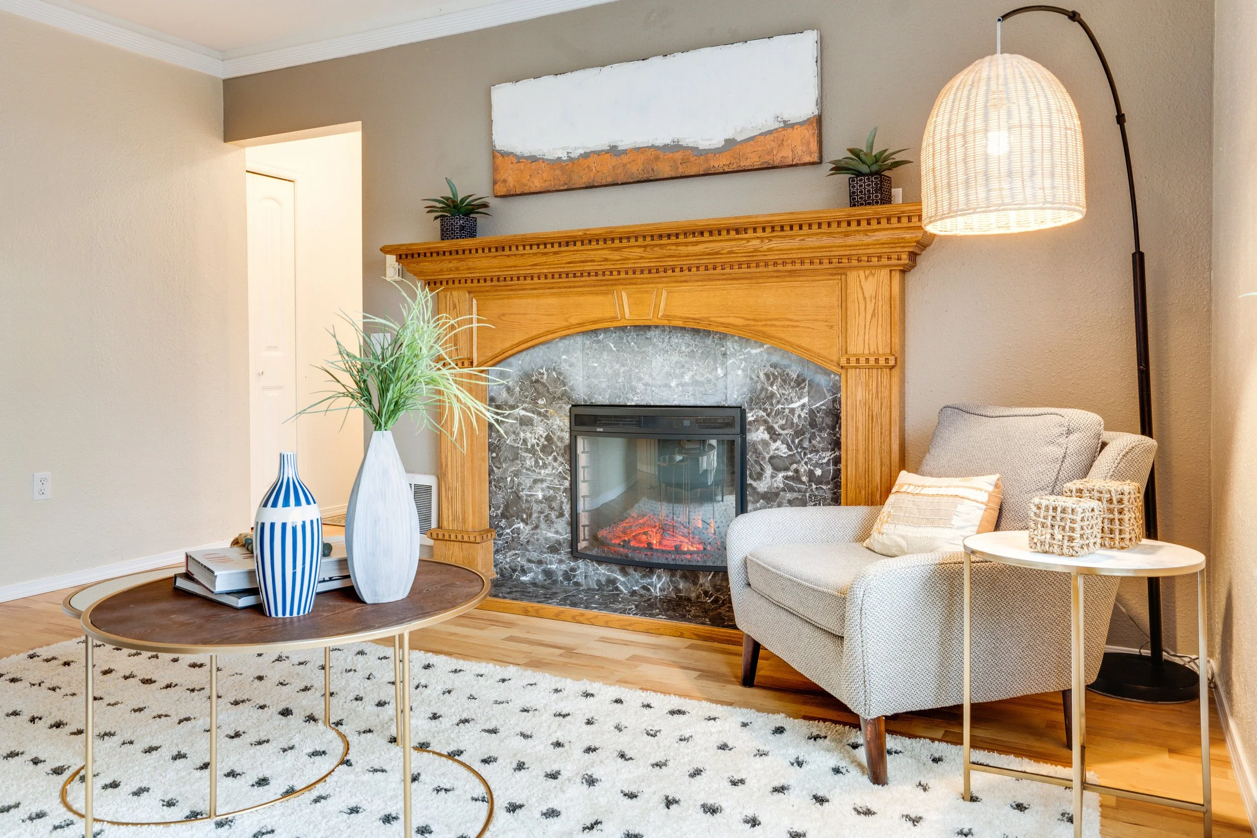 Living Room Electric Fireplace South End Tacoma 2 Bedroom.jpg