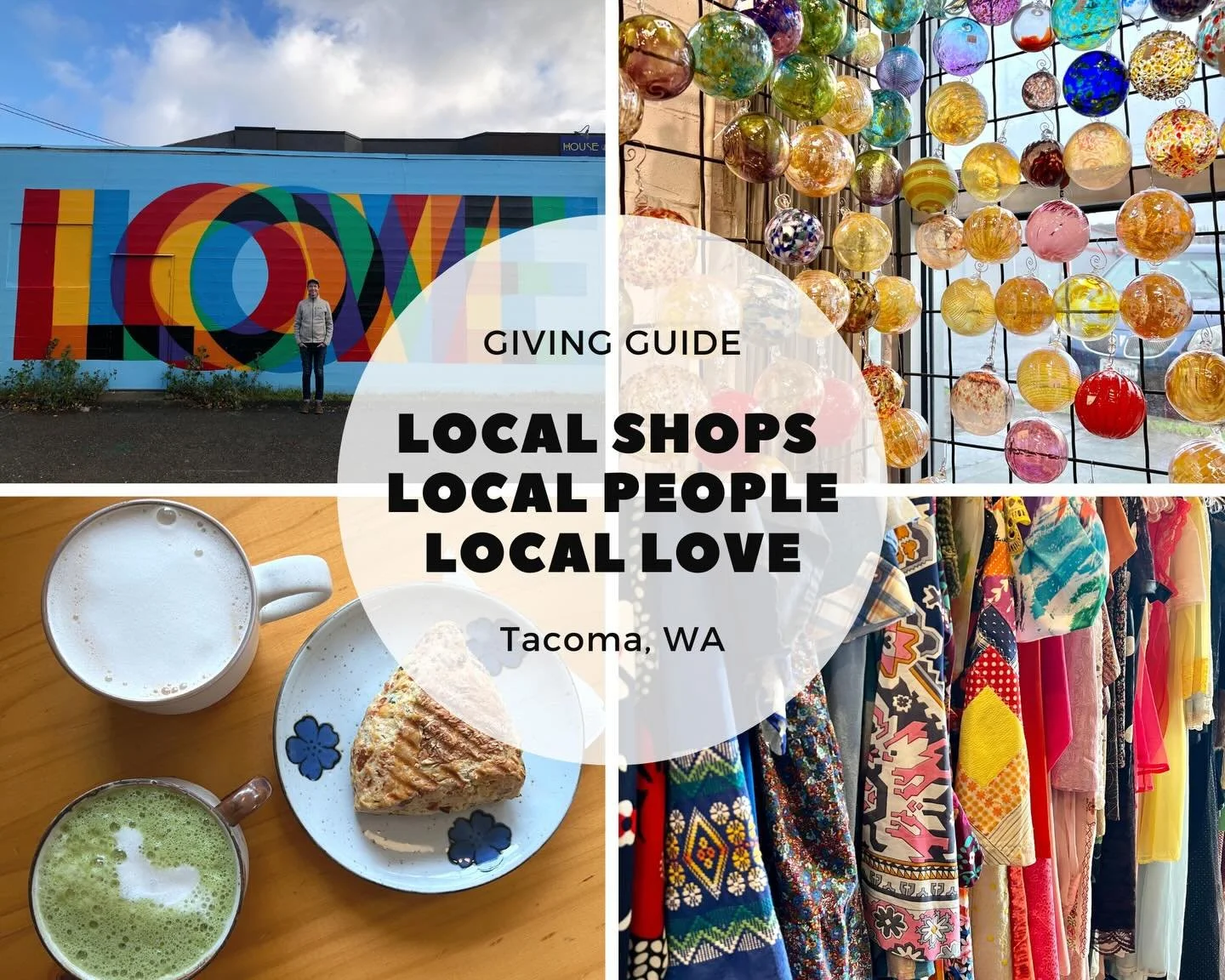 Welcome to our local giving guide with suggestions for supporting Tacoma people who own and work in small shops, coffee roasters, and independent book stores ❤️ We start off with 3 ways to give to neighbors outside your circle of friends by supportin
