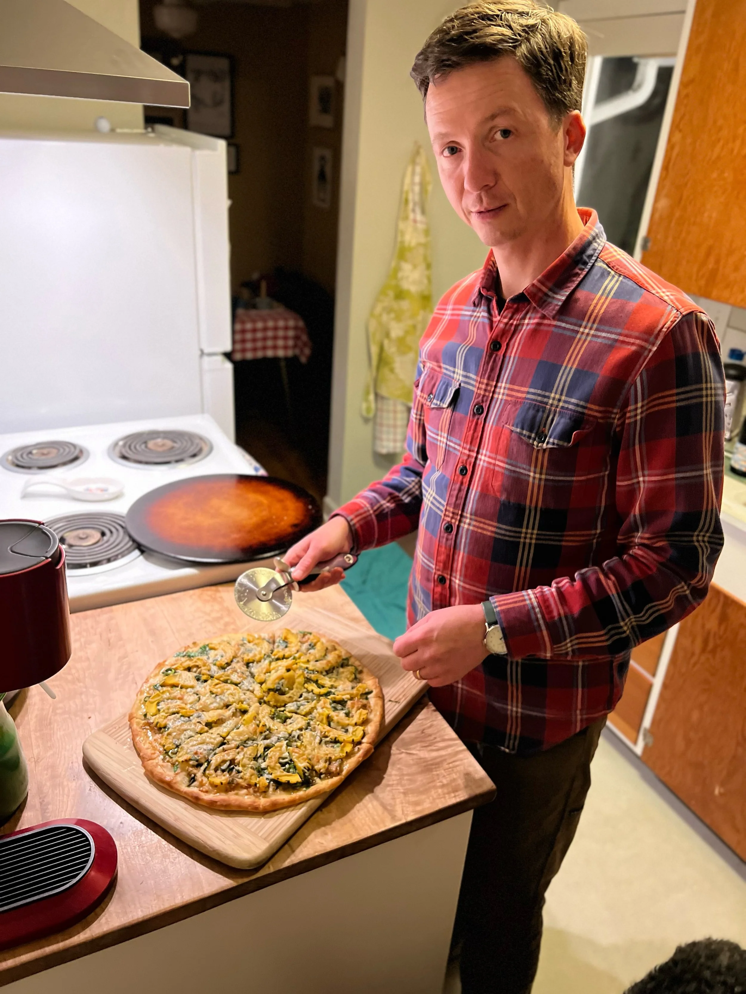 When it&rsquo;s homemade pizza night a few things always happen. We choose a show to watch because pizza night is tv-dinner night. Otherwise we sit at the table together like I was raised to do. The Poems &amp; Plays of Tennyson comes off the shelf a