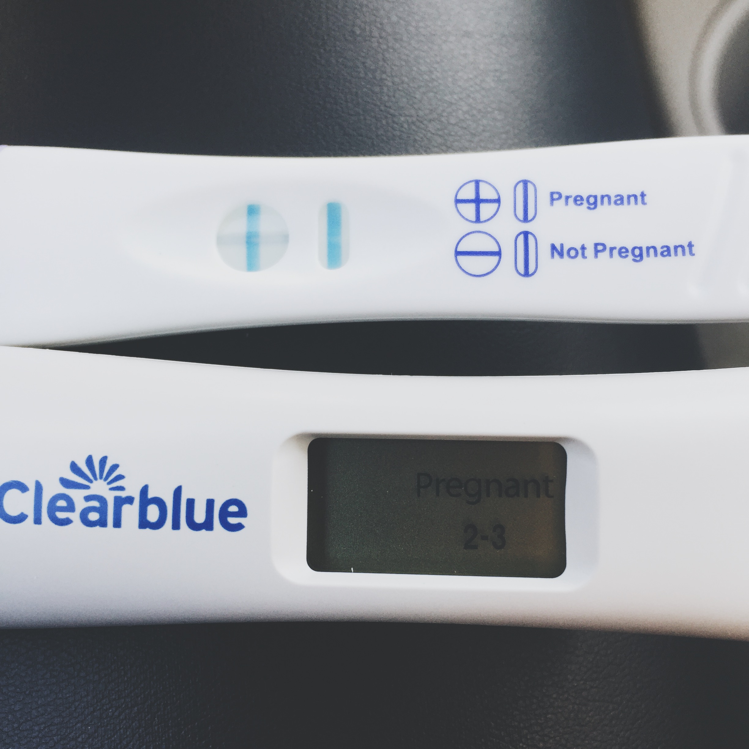 I took pictures of all my tests because the results didn't seem real. Maybe it seems odd to take a picture of something I peed on, but I needed to capture reality in order to remind myself that I was not, in fact, dreaming.