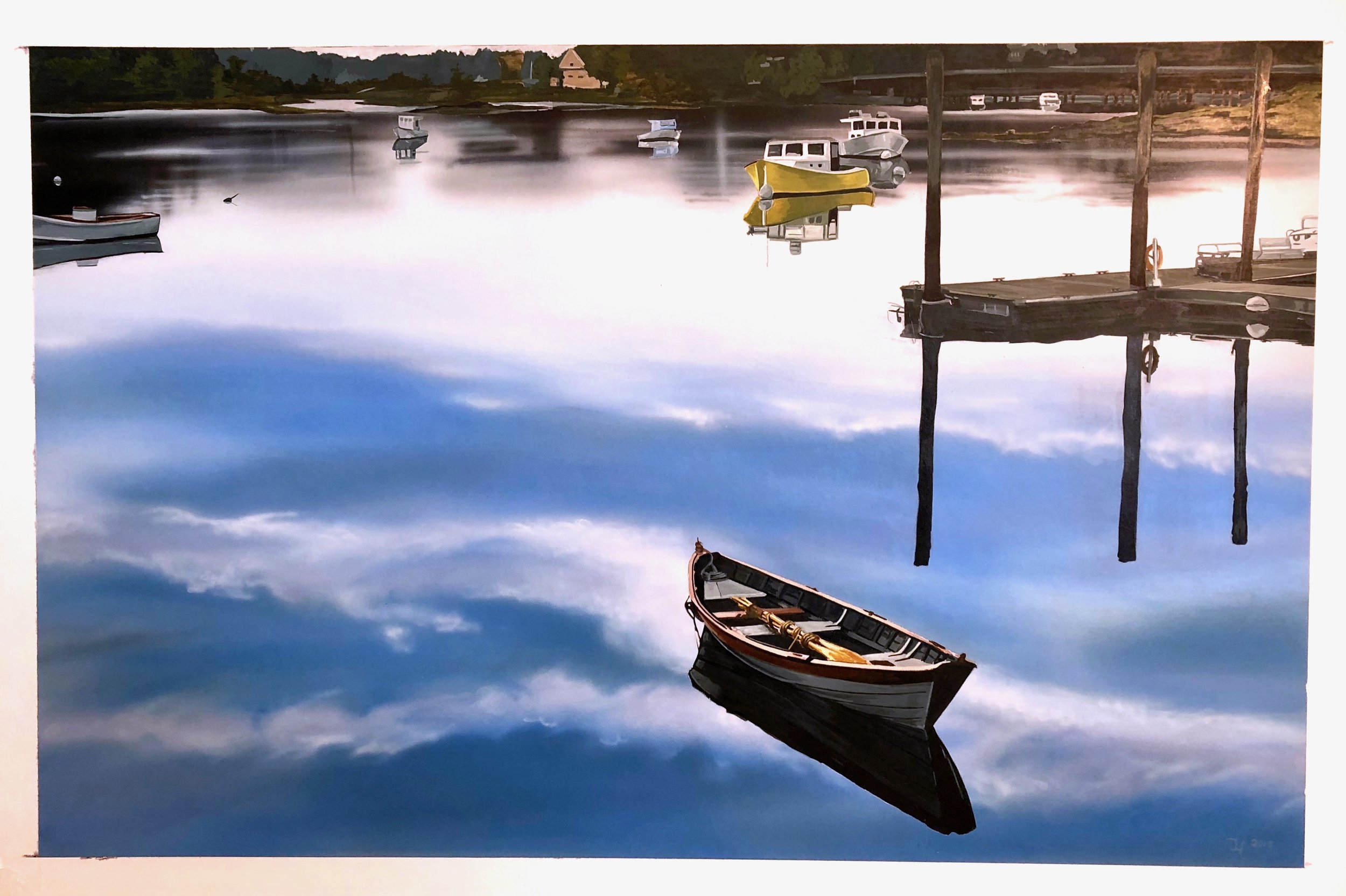 Rowboat Among the Clouds