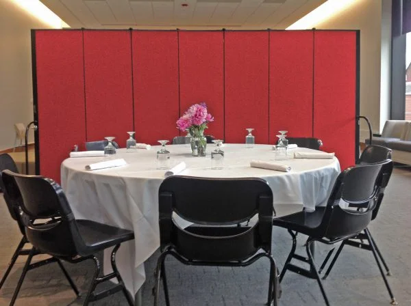 Screenflex makes a more intimate dining experience