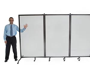 Screenflex Clear Room Divider