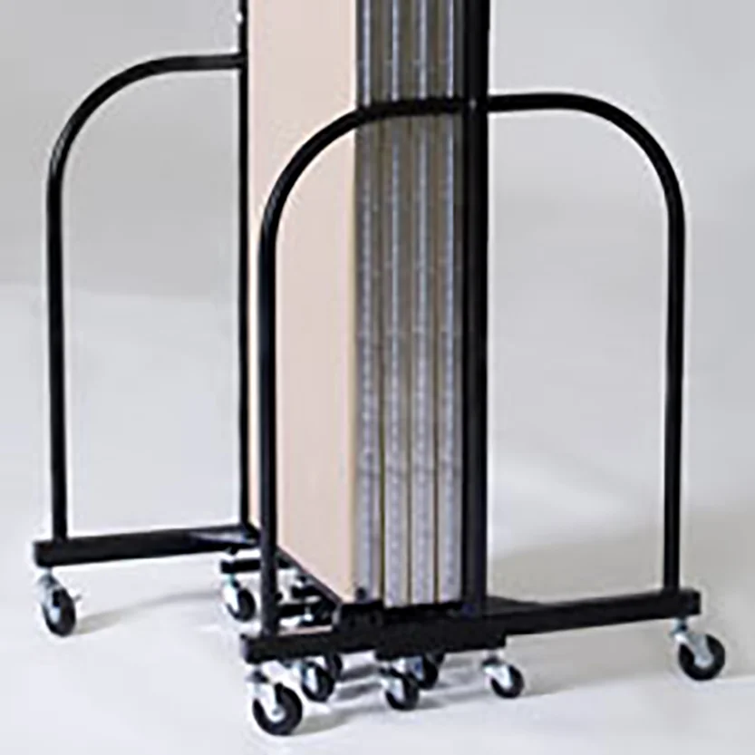 Tubular steel end frames are designed to create a low center of gravity, which makes the temporary units more stable. Also gives you greater ease of movement and a clear sight line when on the move.