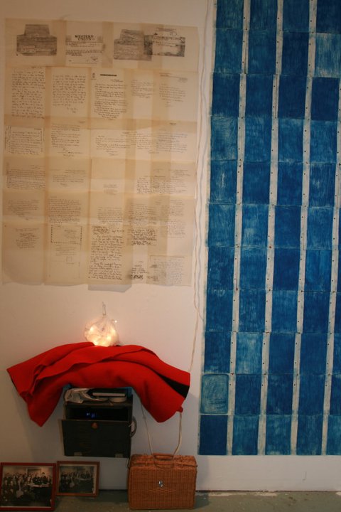 "Read all what is not written + believe me to be, as ever yours" (Correspondence & Chartres Cathedral. Nadia Boulanger& Ruth Robbins: 1941-1979) – ink and pencil on tracing paper (all materials belong to Ruth Robbins). May 2011.