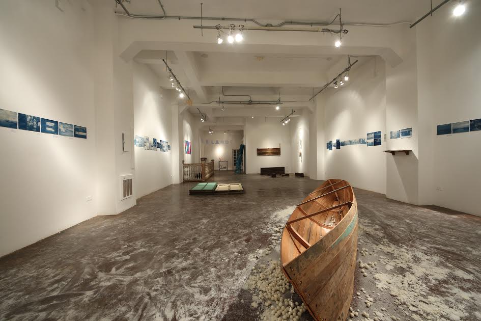 Installation view of Hinterlands. Luggage Store Gallery, 2012. 