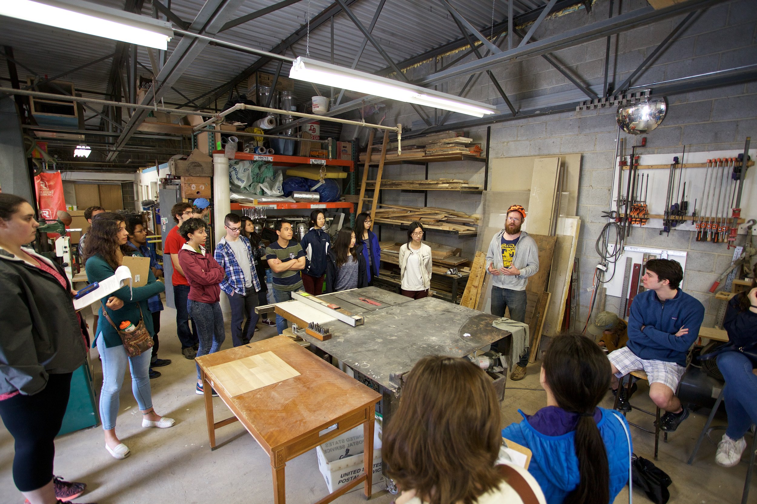 Philadelphia Freedoms: Class Site Visit to RAIR Philly (Photo by Caleb Eckert)