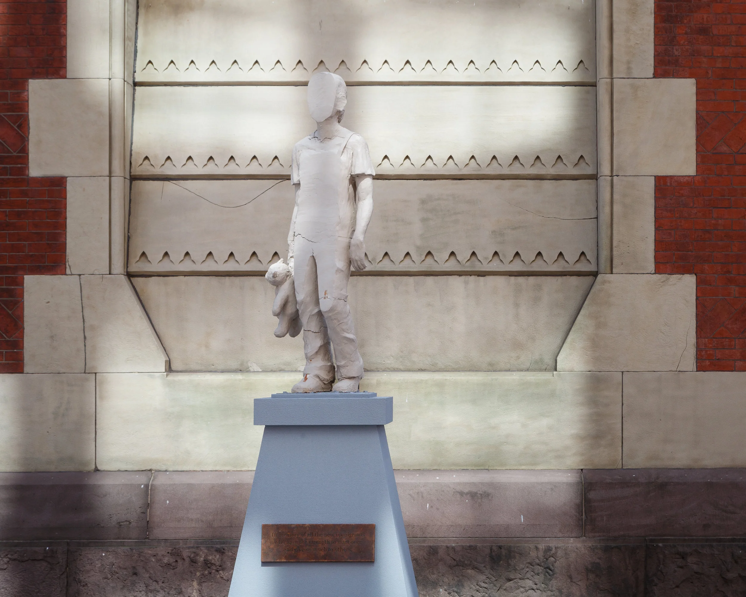 Tania Bruguera, Monument to the New Immigrants Monument Lab (Photo: Steve Weinik/Mural Arts Philadelphia)