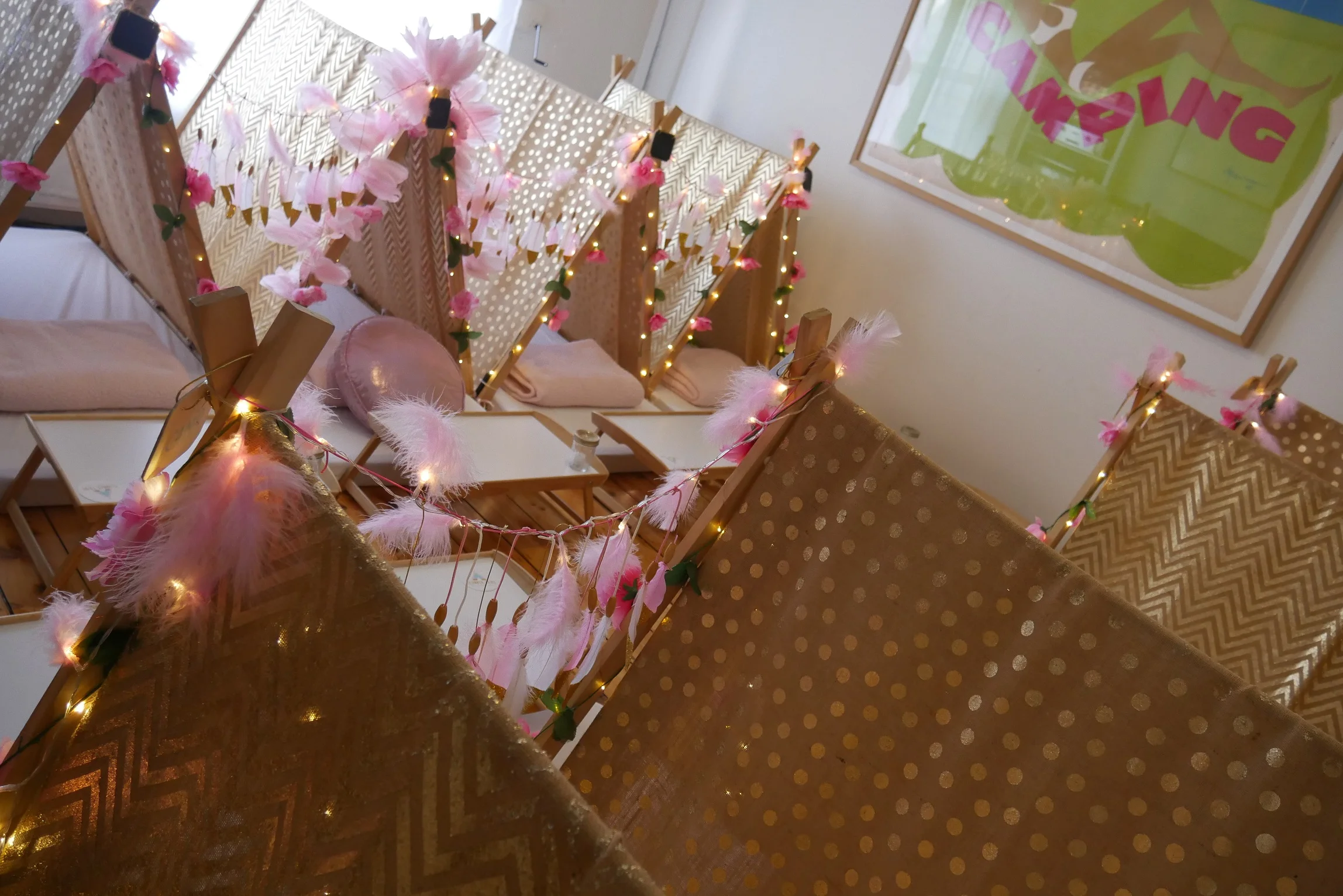 slumber tribe tribal princess glamping tepee parties