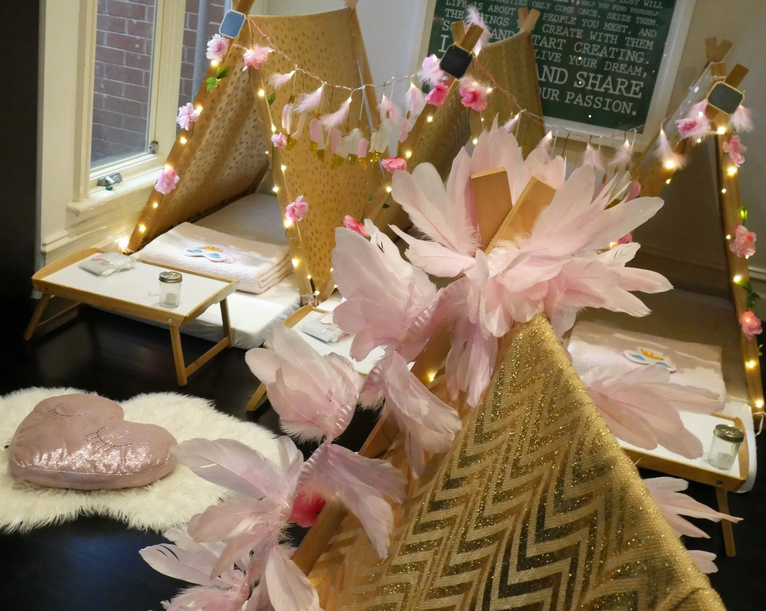 tribal princess tepee sleepoever hire melbourne