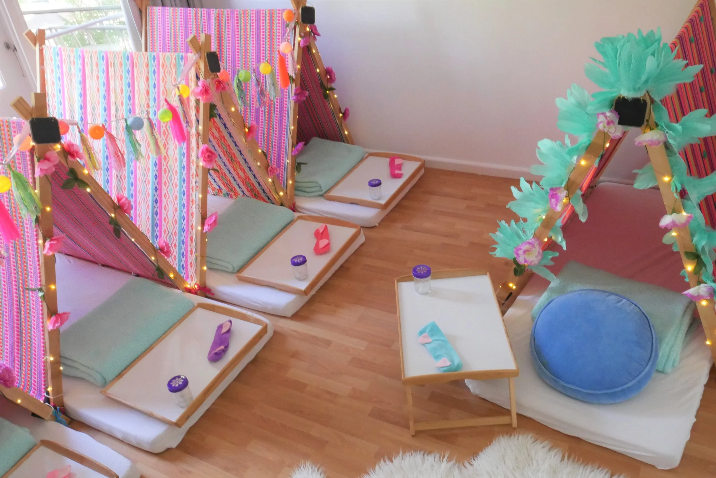 Indi Boho teepee sleepover party melbourne