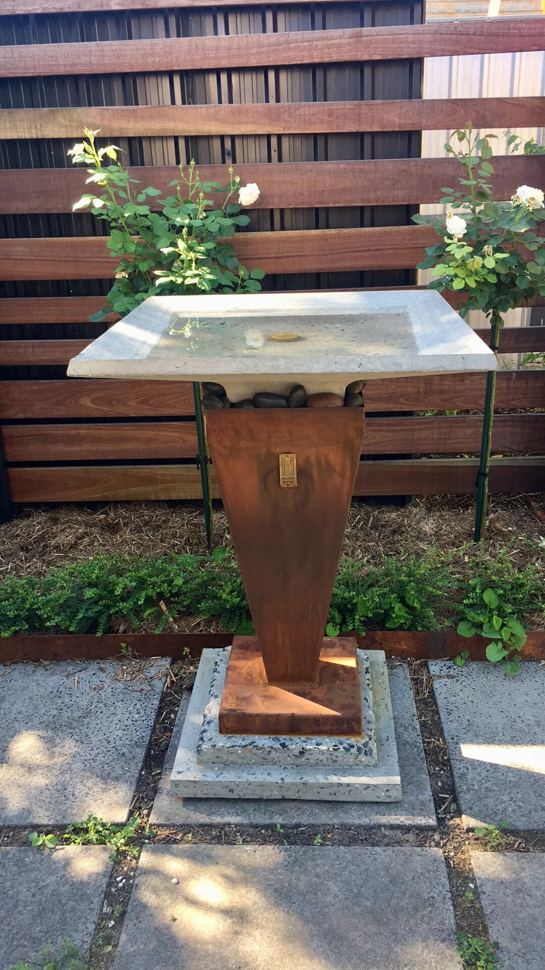  Square Birdbath 