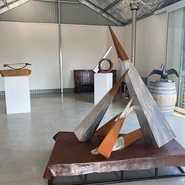 My solo show @blenheim_galleryandgarden wraps up this week, showcasing my one off sculptural work, you can see more @mclarengene #sculpture #mixedmedia #instatasmania #withmyowntwohands