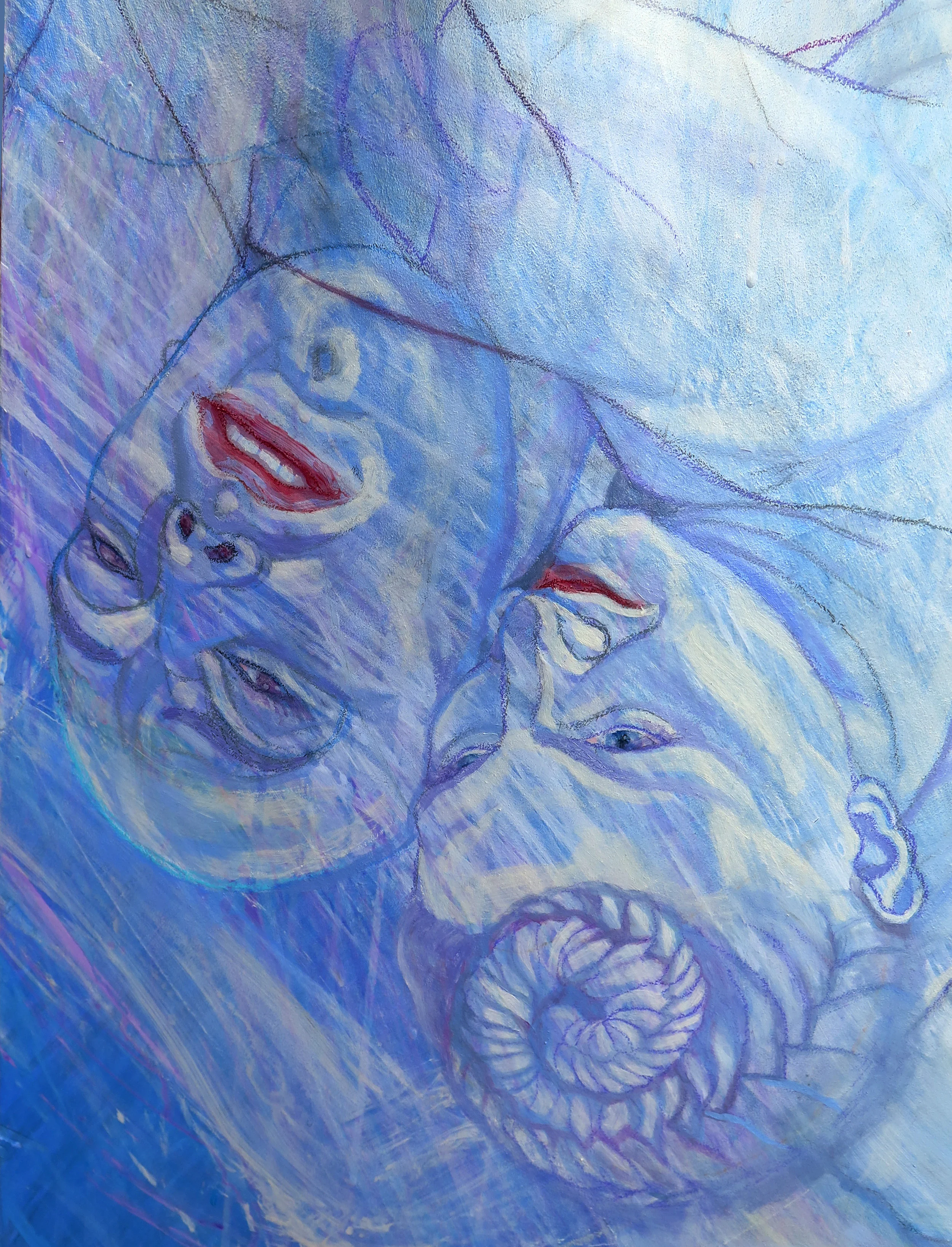 Spiraling Smoke 9, Detail