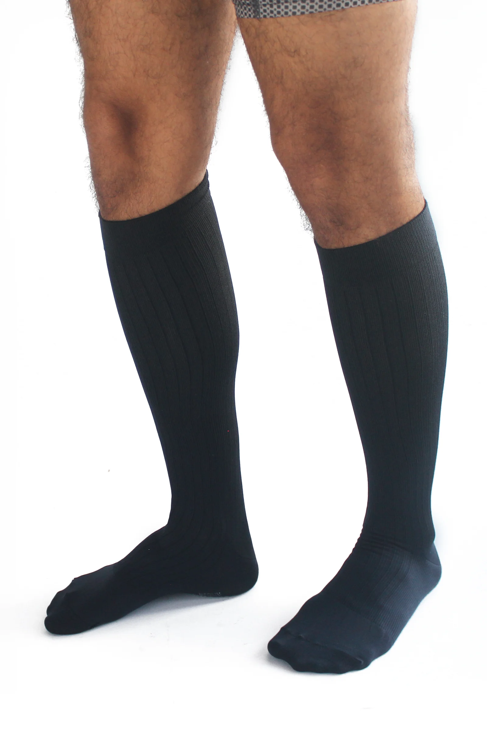 MicroFiber - A la rodilla - Negra - 15/20