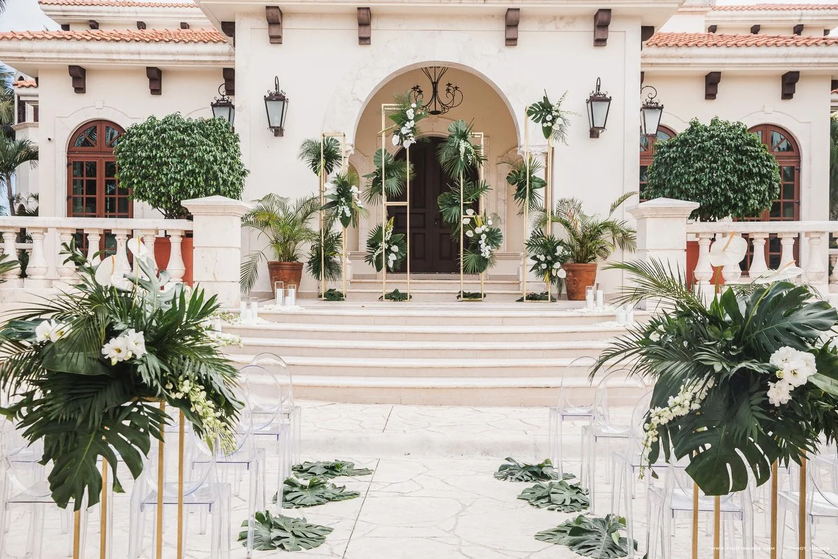 Villa la Joya Playa del Carmen Wedding Arch Ideas