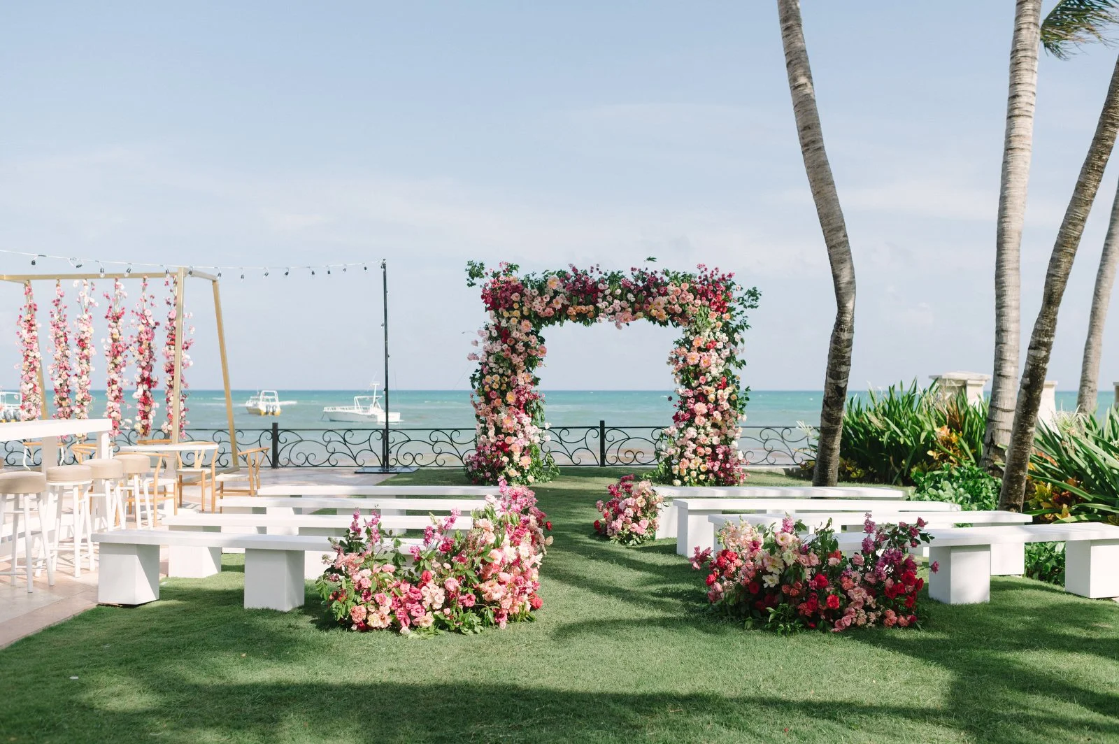 Carlos and Caity-landia: “Boho Disco Strawberry Valentine's Day” Villa la Joya Wedding