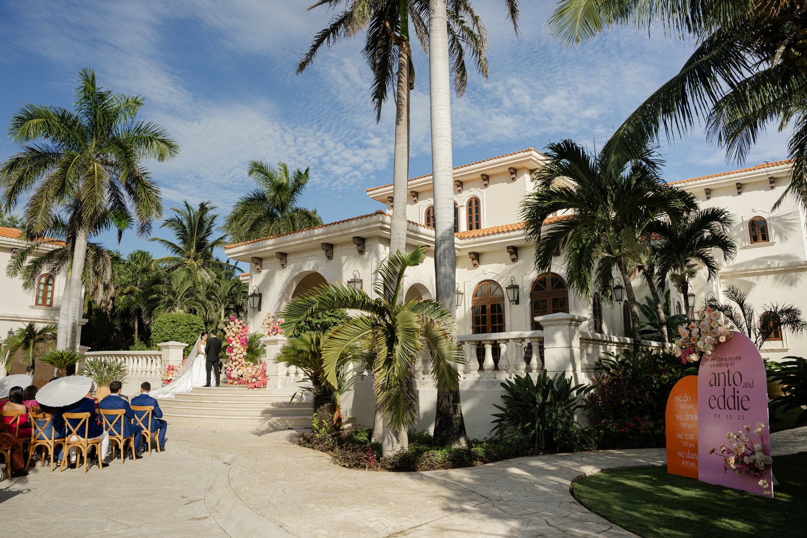 Antoinette &amp; Eddie’s Vibrant Villa la Joya Wedding in Riviera Maya, Mexico