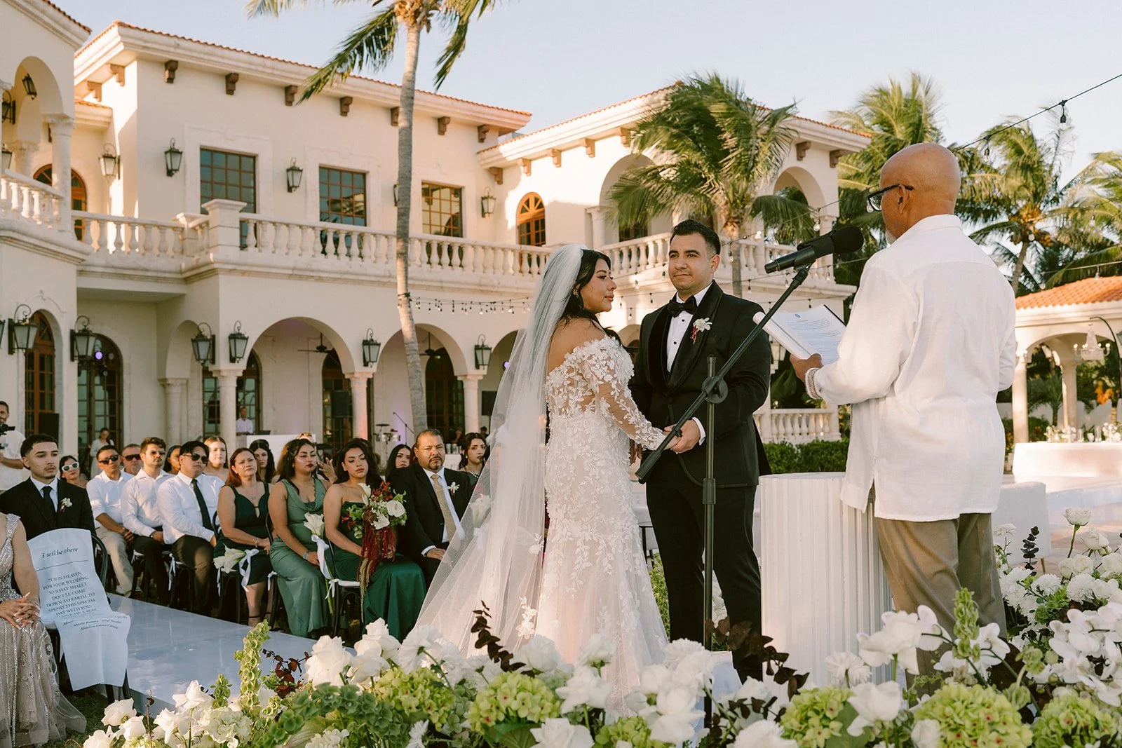 A Romantic Oceanfront Wedding at Villa la Joya in Playa del Carmen | Jay &amp; Lorraine